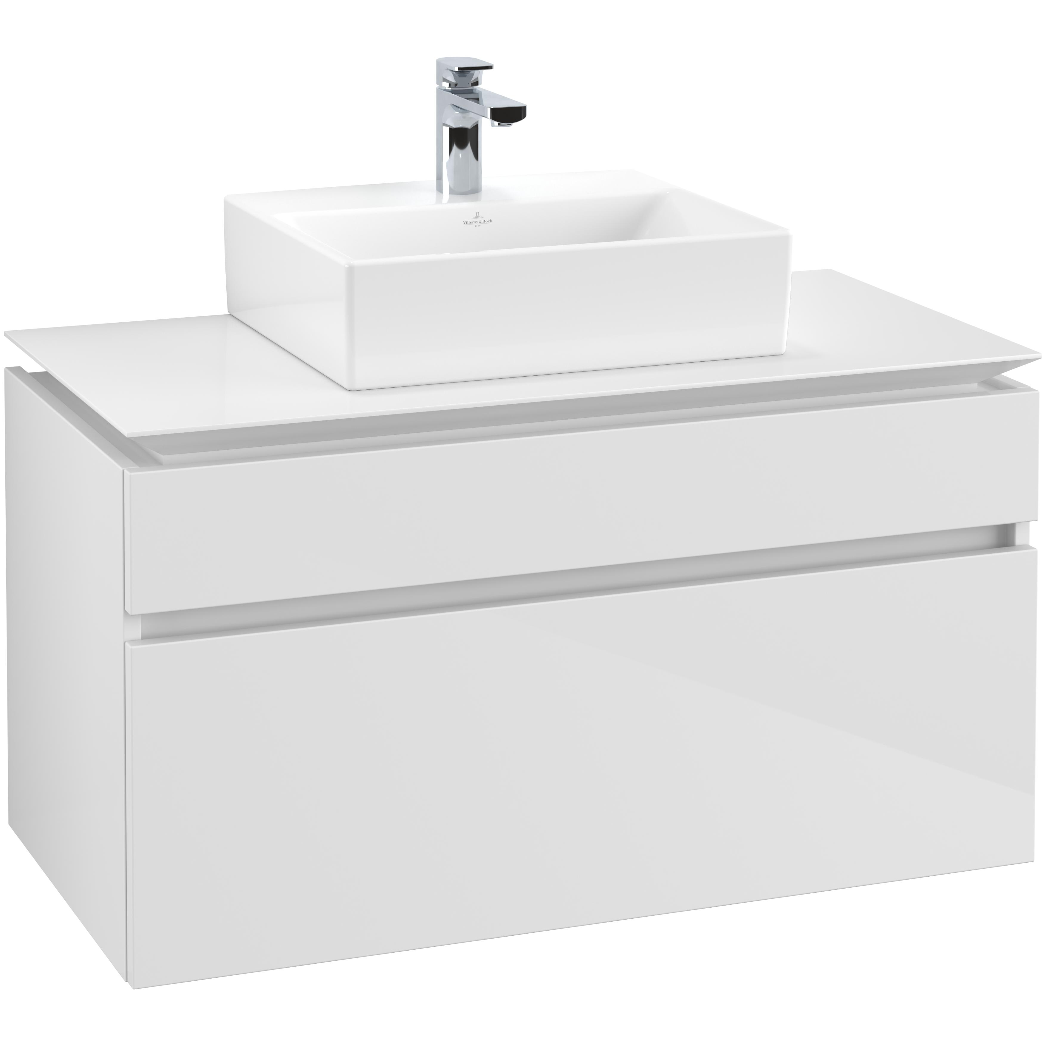 Tvättställsskåp Villeroy & Boch Legato 1000 med 2 Lådor för Tvättställ från Memento | badrum - badrumsmobler - tvattstallsskap-och-kommod | KakelKungen