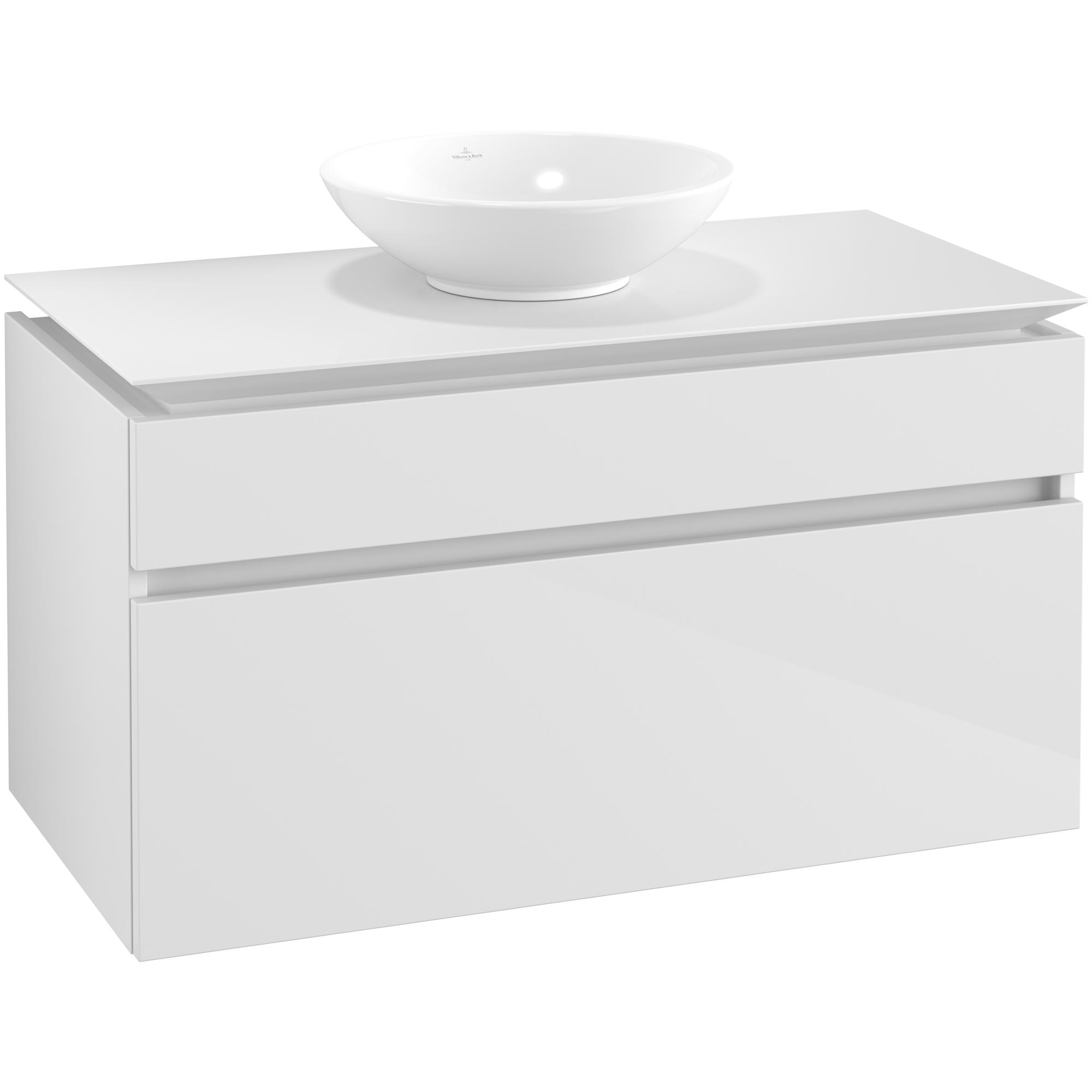 Tvättställsskåp Villeroy & Boch Legato 1000 med 2 Lådor för Tvättställ från Memento