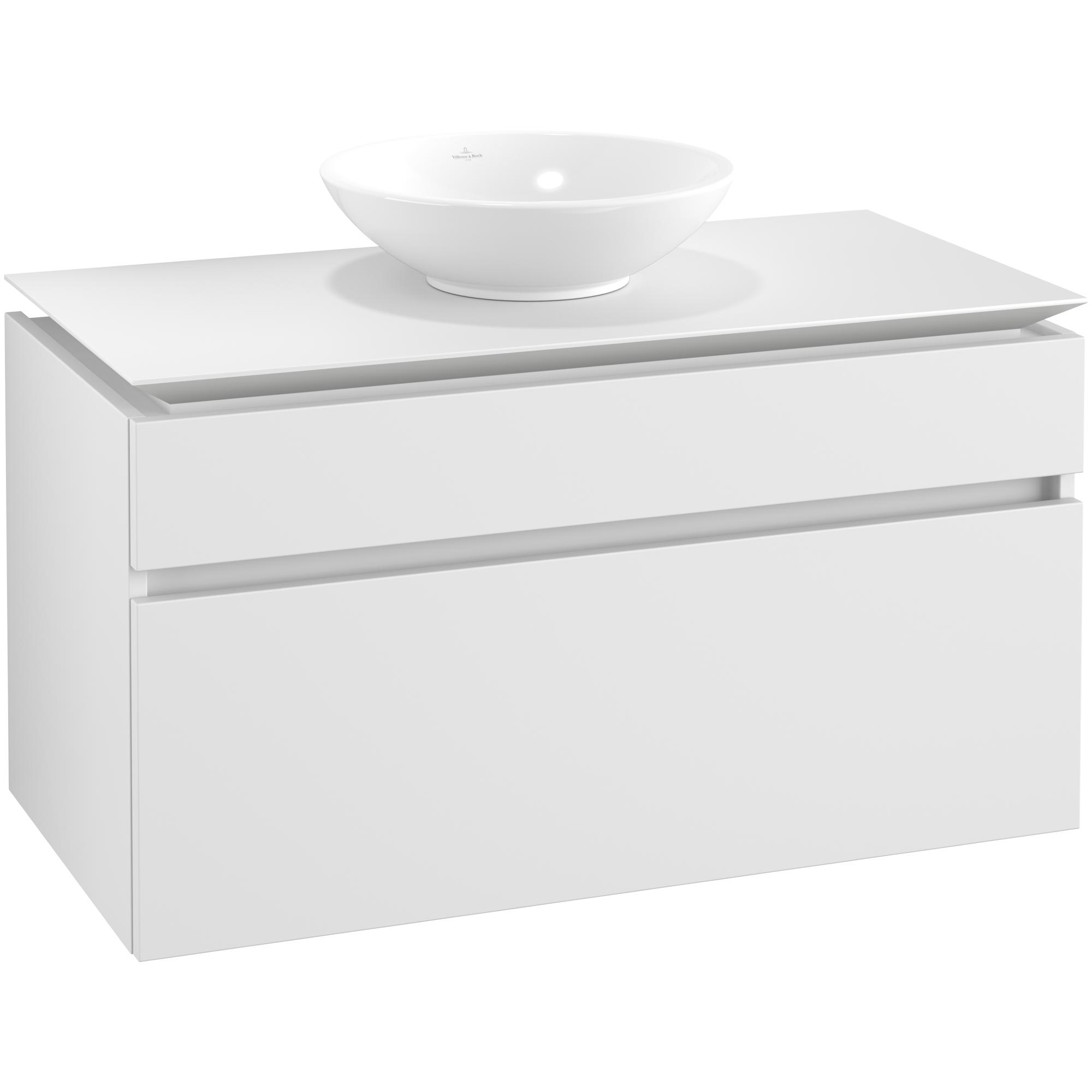 Tvättställsskåp Villeroy & Boch Legato 1000 med 2 Lådor för Tvättställ från Memento