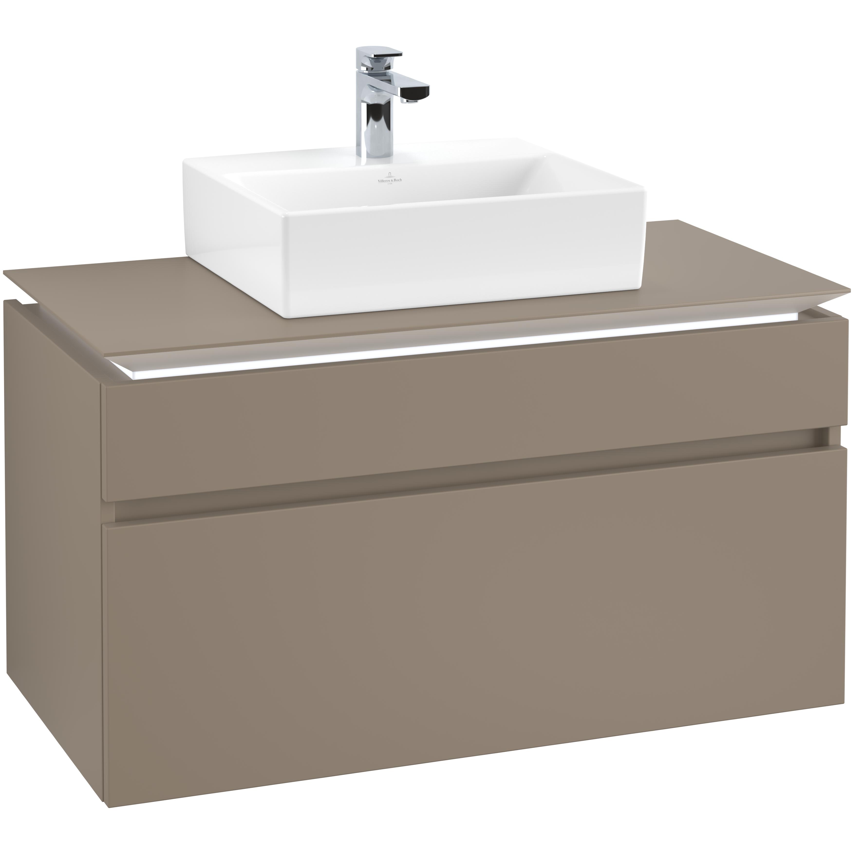 Tvättställsskåp Villeroy & Boch Legato 1000 med 2 Lådor för Tvättställ från Memento | badrum - badrumsmobler - tvattstallsskap-och-kommod | KakelKungen