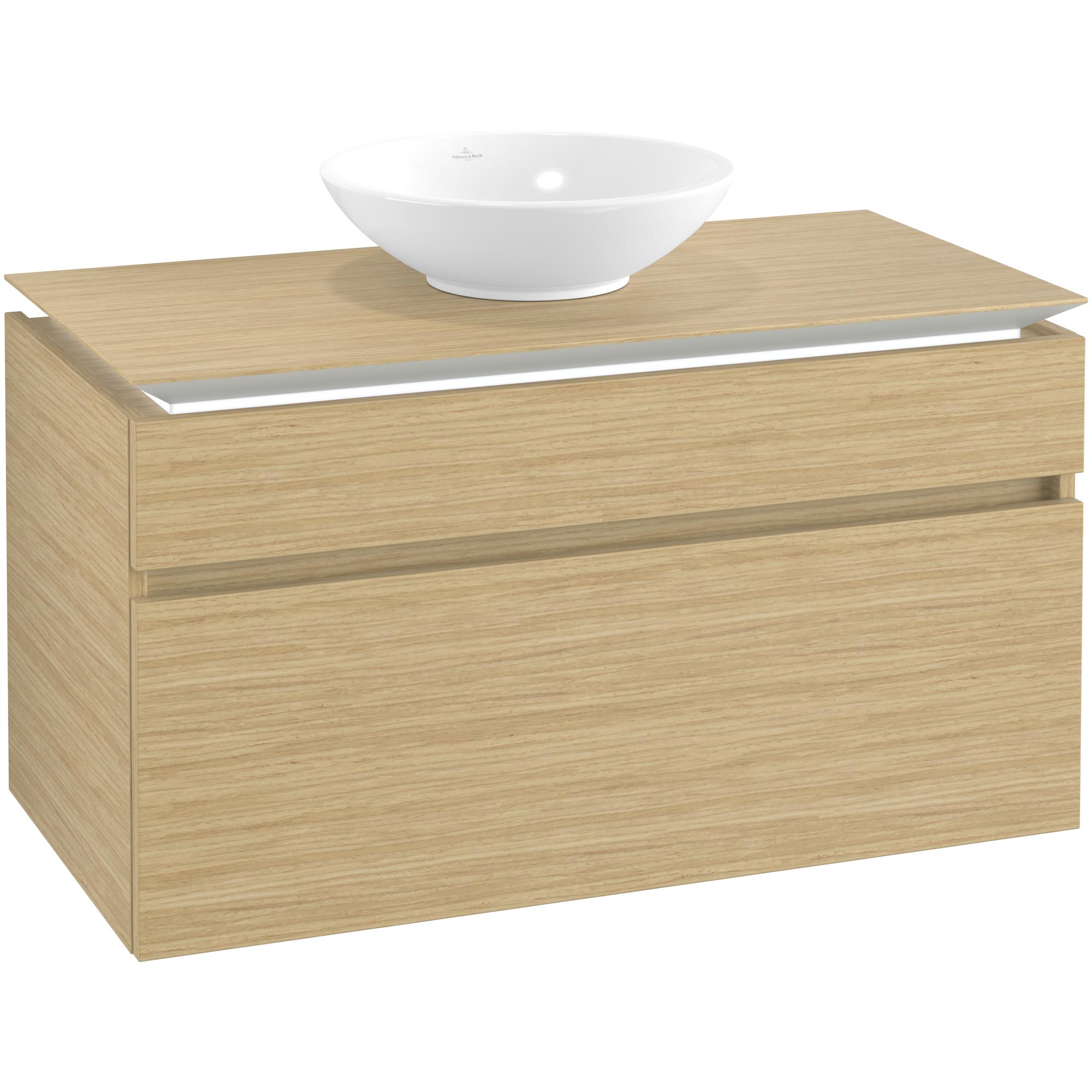 Tvättställsskåp Villeroy & Boch Legato 1000 med 2 Lådor för Tvättställ från Memento