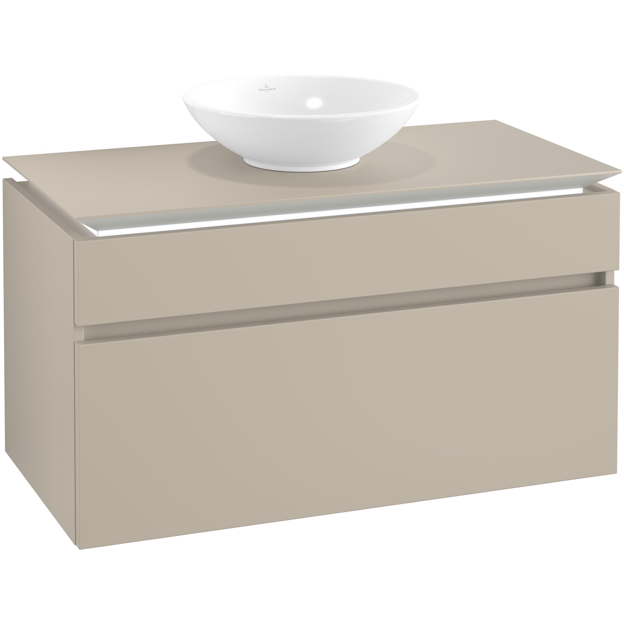 Tvättställsskåp Villeroy & Boch Legato 1000 med 2 Lådor för Tvättställ från Memento