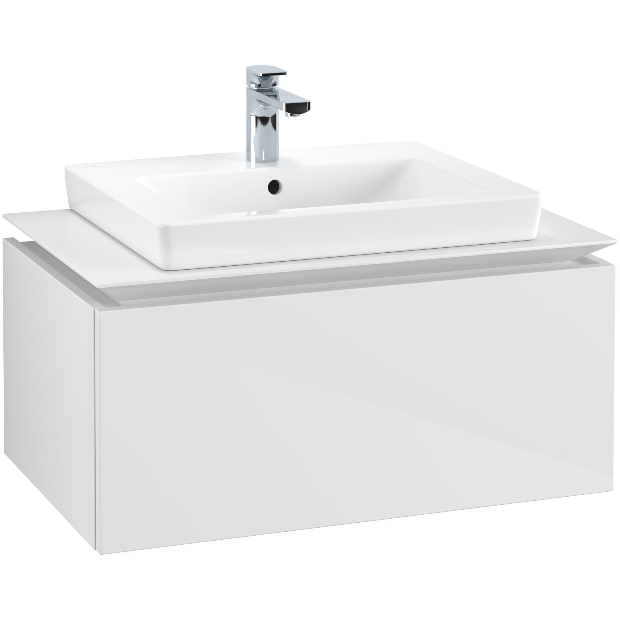 Tvättställsskåp Villeroy & Boch Legato Kompakt 800 med 1 Låda för Tvättställ från Finion & Subway | badrum - badrumsmobler - tvattstallsskap-och-kommod | KakelKungen