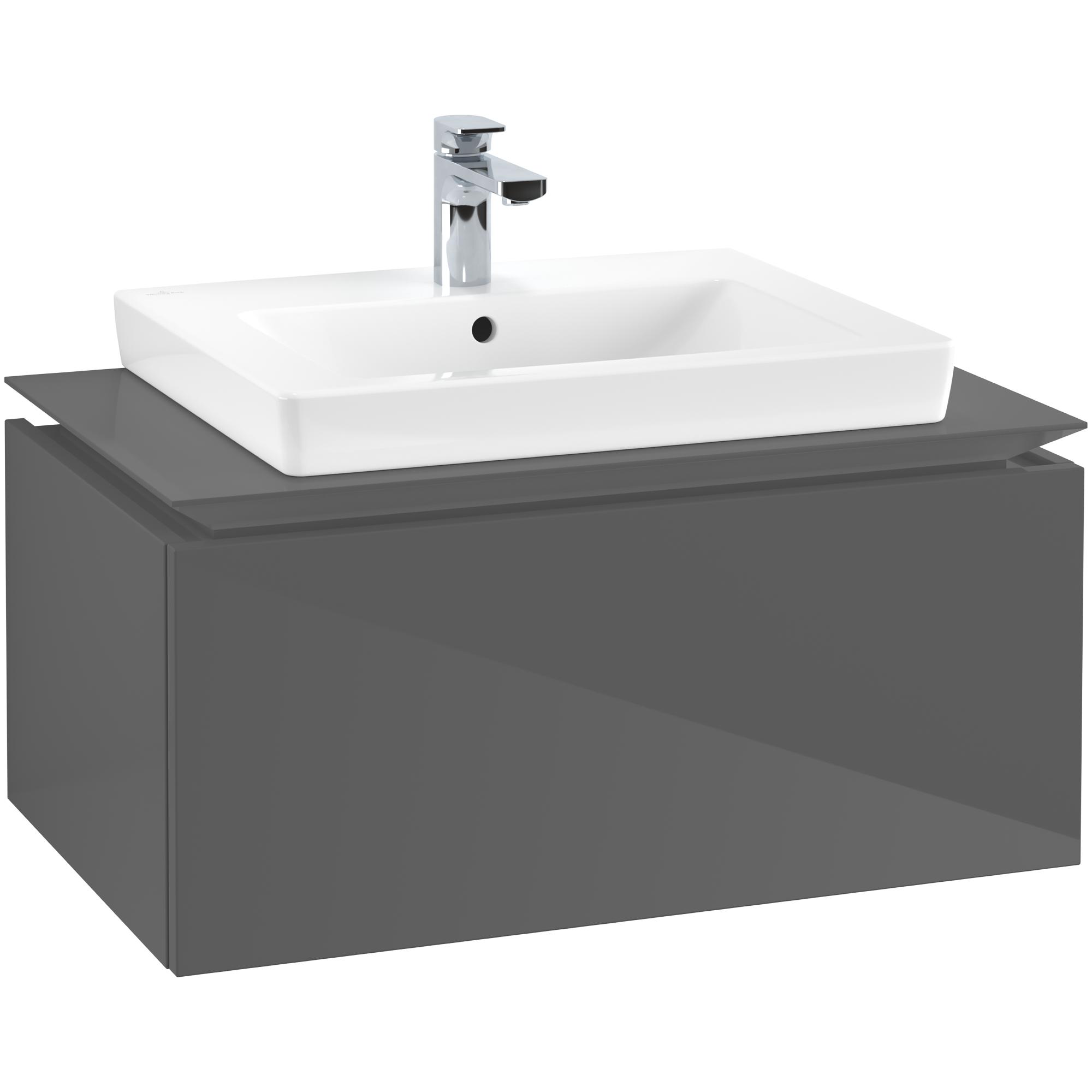 Tvättställsskåp Villeroy & Boch Legato Kompakt 800 med 1 Låda för Tvättställ från Finion & Subway | badrum - badrumsmobler - tvattstallsskap-och-kommod | KakelKungen