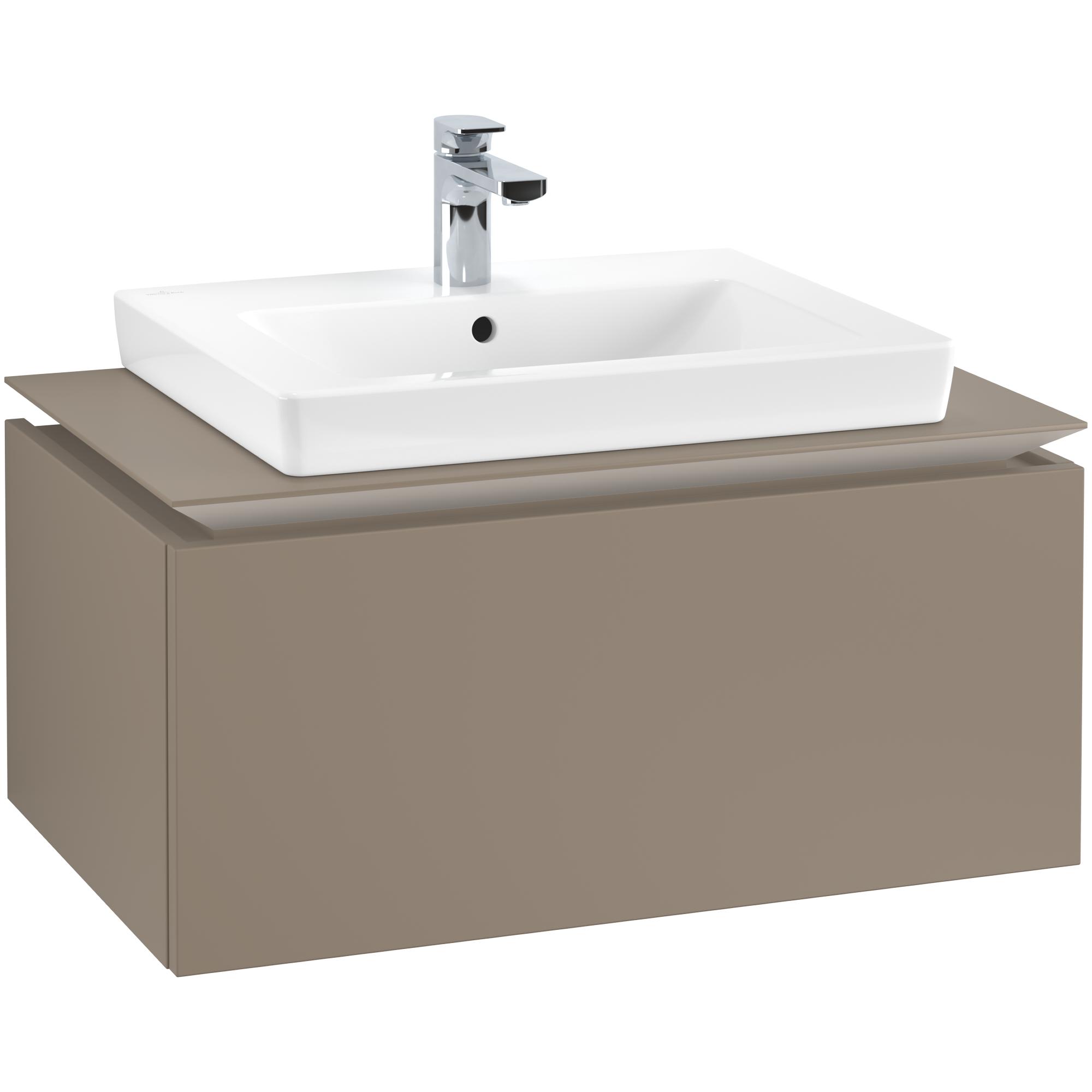 Tvättställsskåp Villeroy & Boch Legato Kompakt 800 med 1 Låda för Tvättställ från Finion & Subway | badrum - badrumsmobler - tvattstallsskap-och-kommod | KakelKungen