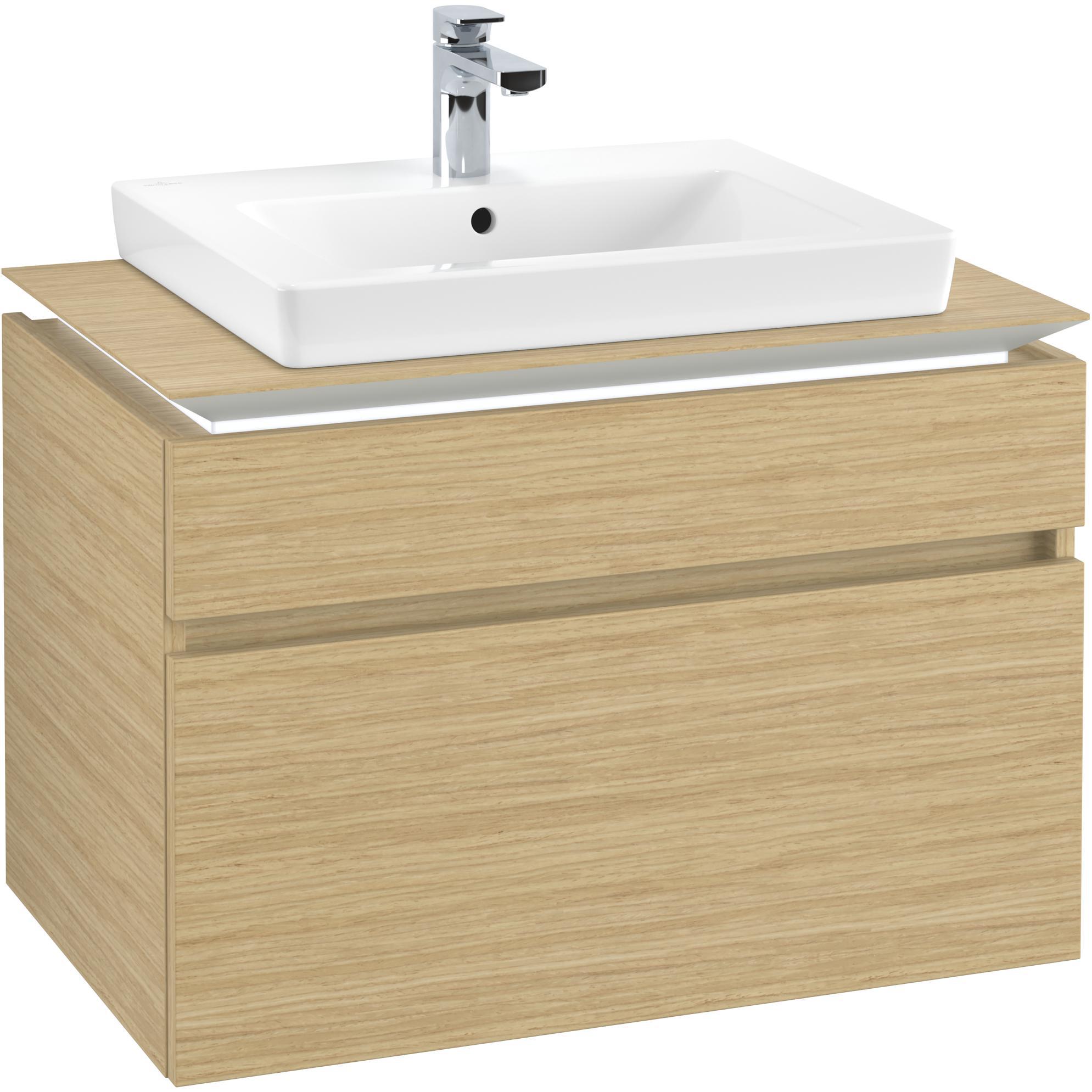 tvättställsskåp villeroy & boch legato 800 med 2 lådor för tvättställ från finion & subway