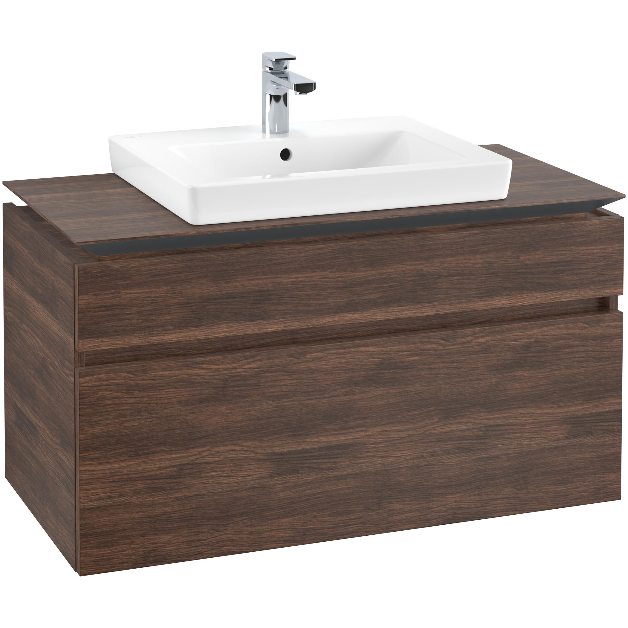 Tvättställsskåp Villeroy & Boch Legato 1000 med 2 Lådor för Tvättställ från Finion & Subway | badrum - badrumsmobler - tvattstallsskap-och-kommod | KakelKungen