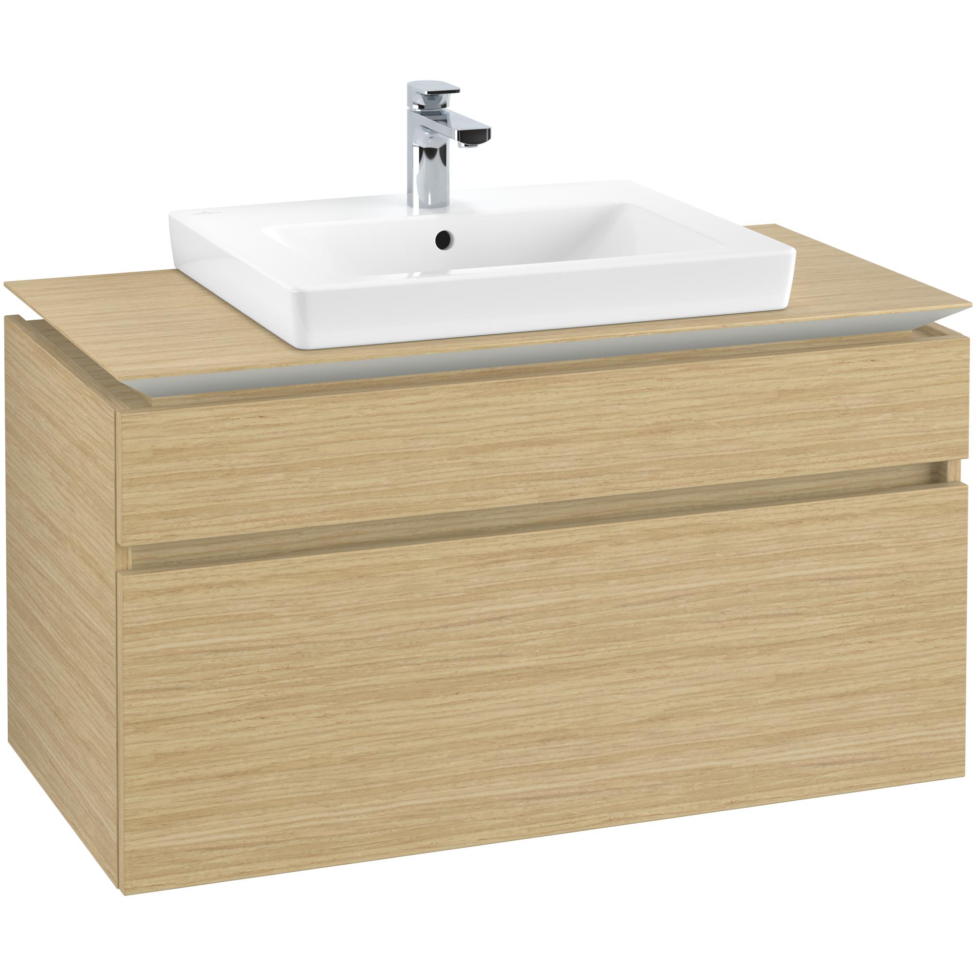 Tvättställsskåp Villeroy & Boch Legato 1000 med 2 Lådor för Tvättställ från Finion & Subway | badrum - badrumsmobler - tvattstallsskap-och-kommod | KakelKungen