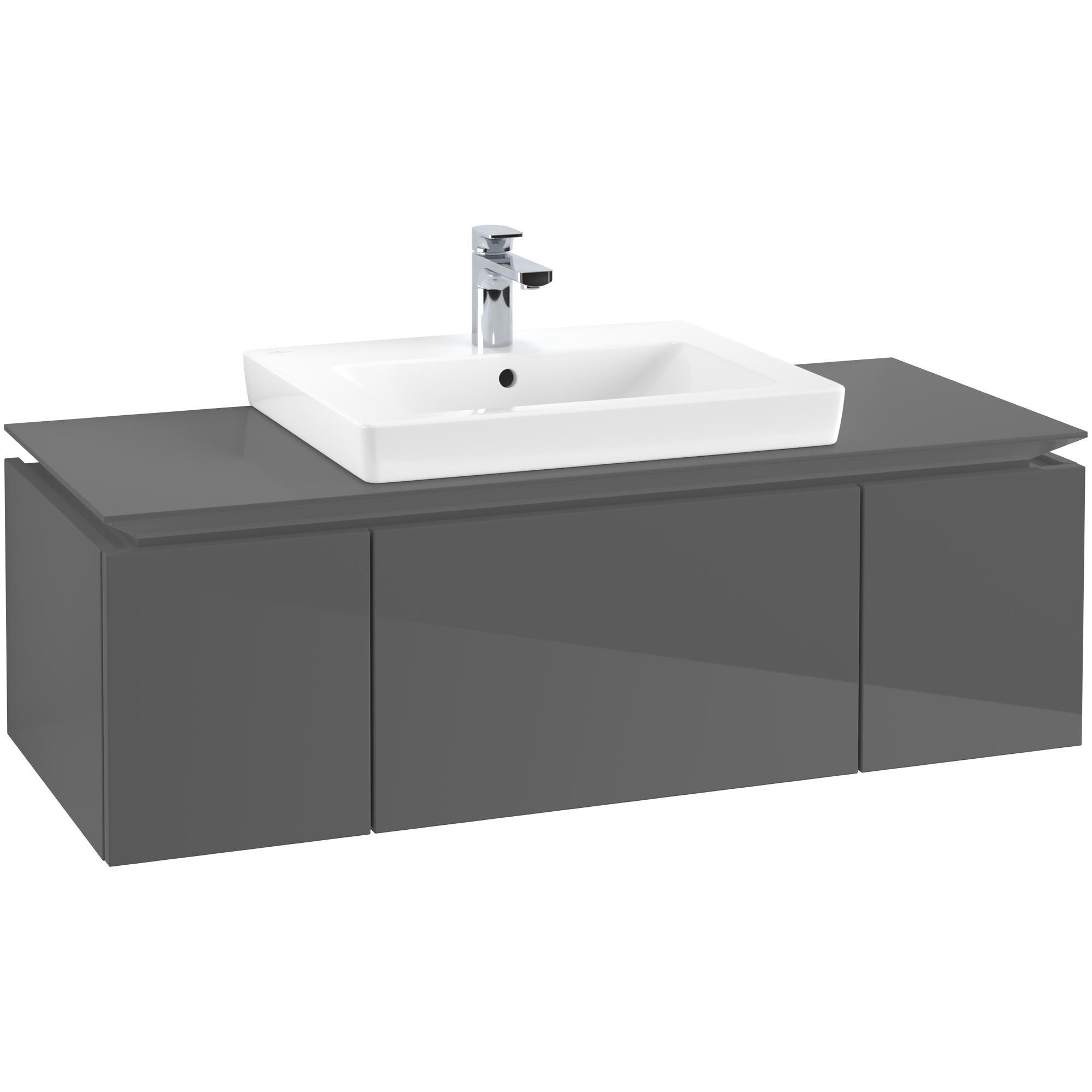 Tvättställsskåp Villeroy & Boch Legato Kompakt med 3 Lådor för Tvättställ | badrum - badrumsmobler - tvattstallsskap-och-kommod | KakelKungen