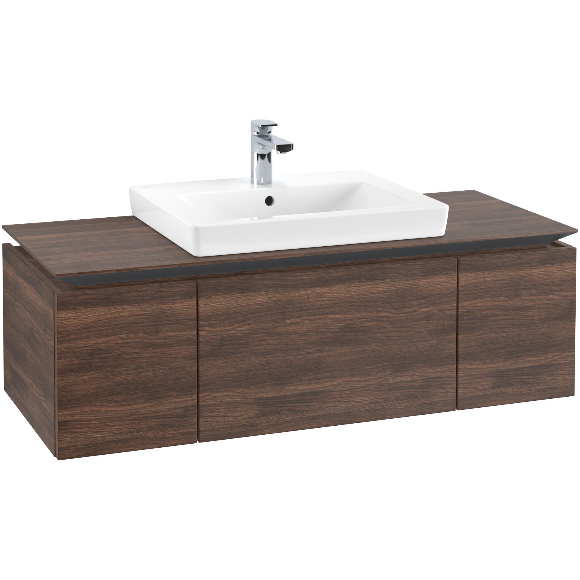 Tvättställsskåp Villeroy & Boch Legato Kompakt med 3 Lådor för Tvättställ | badrum - badrumsmobler - tvattstallsskap-och-kommod | KakelKungen