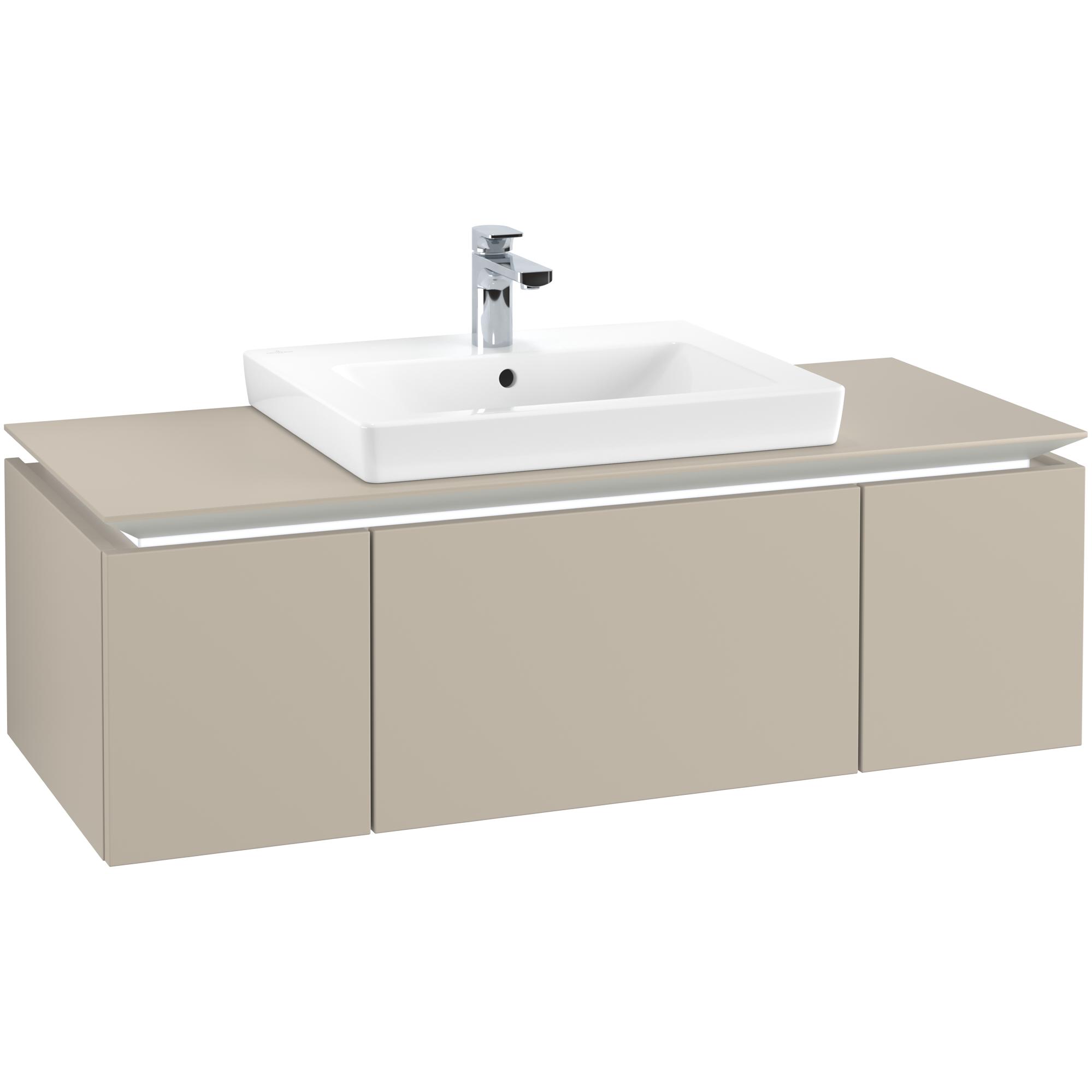 Tvättställsskåp Villeroy & Boch Legato Kompakt med 3 Lådor för Tvättställ | badrum - badrumsmobler - tvattstallsskap-och-kommod | KakelKungen