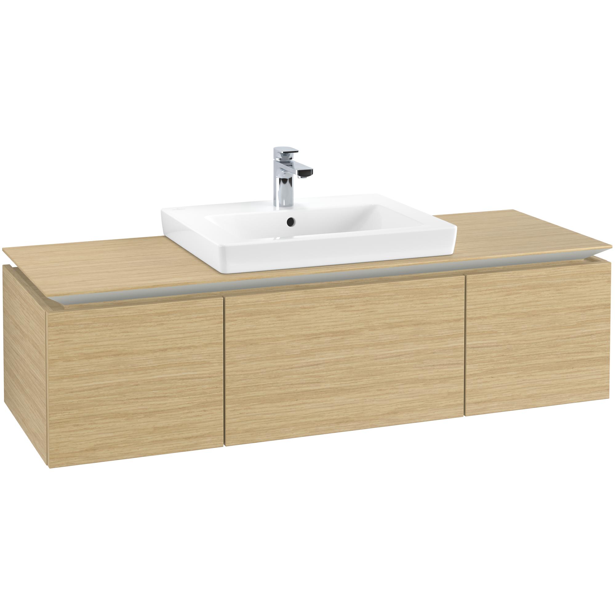 Tvättställsskåp Villeroy & Boch Legato Kompakt med 3 Lådor för Tvättställ | badrum - badrumsmobler - tvattstallsskap-och-kommod | KakelKungen