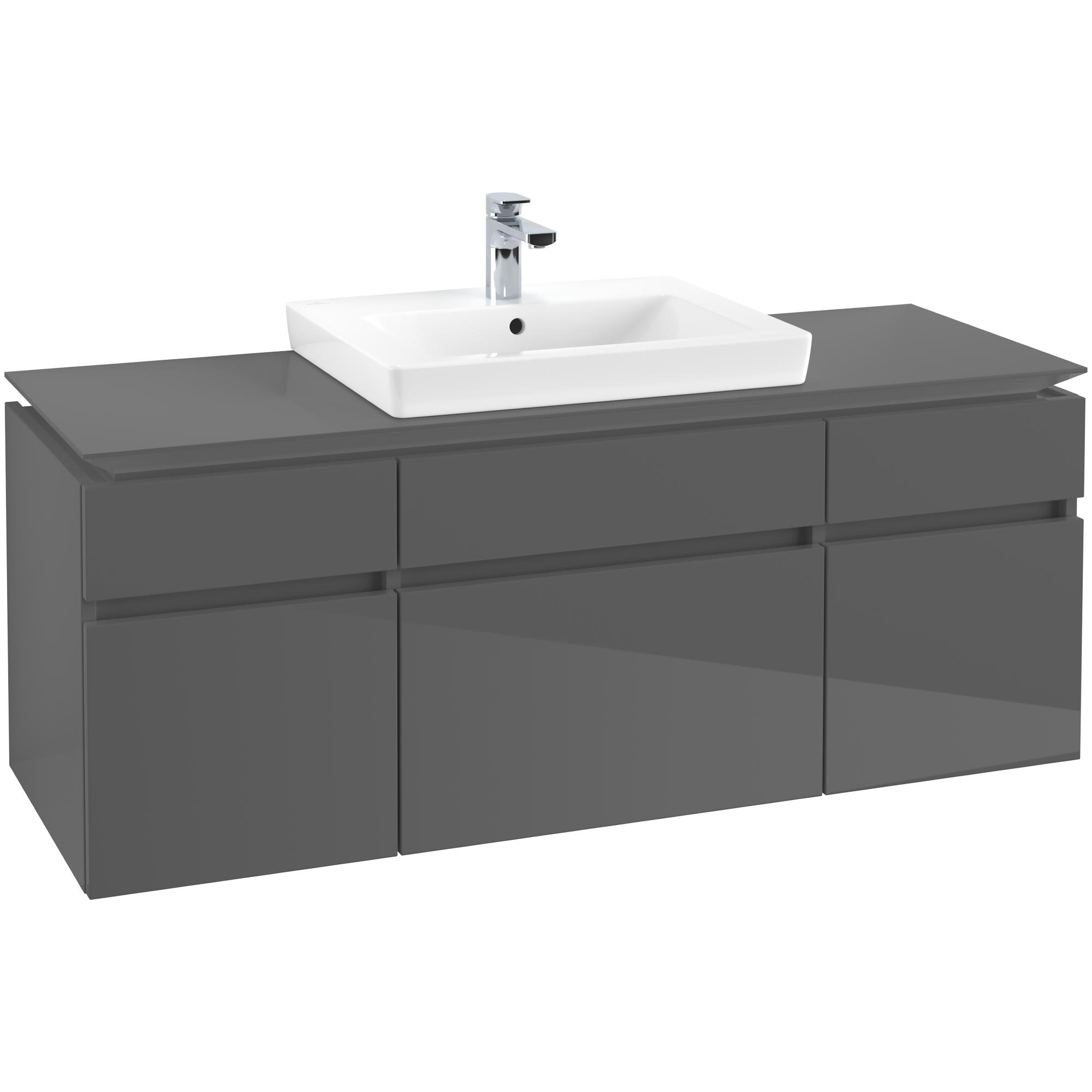 Tvättställsskåp Villeroy & Boch Legato med 5 Lådor för Tvättställ | badrum - badrumsmobler - tvattstallsskap-och-kommod | KakelKungen