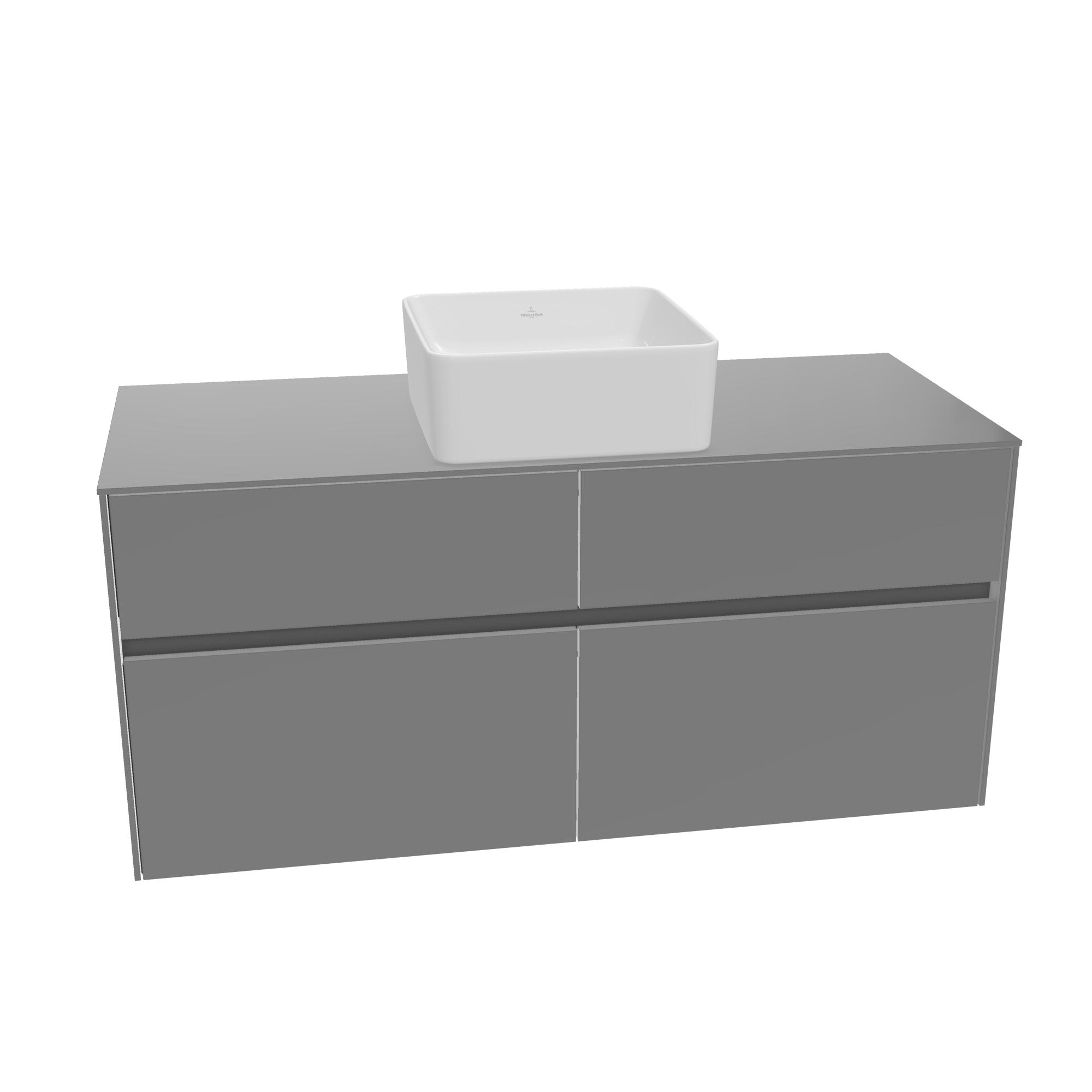 Tvättställsskåp Villeroy & Boch Collaro med 4 Lådor för Fristående Tvättställ | badrum - badrumsmobler - tvattstallsskap-och-kommod | KakelKungen