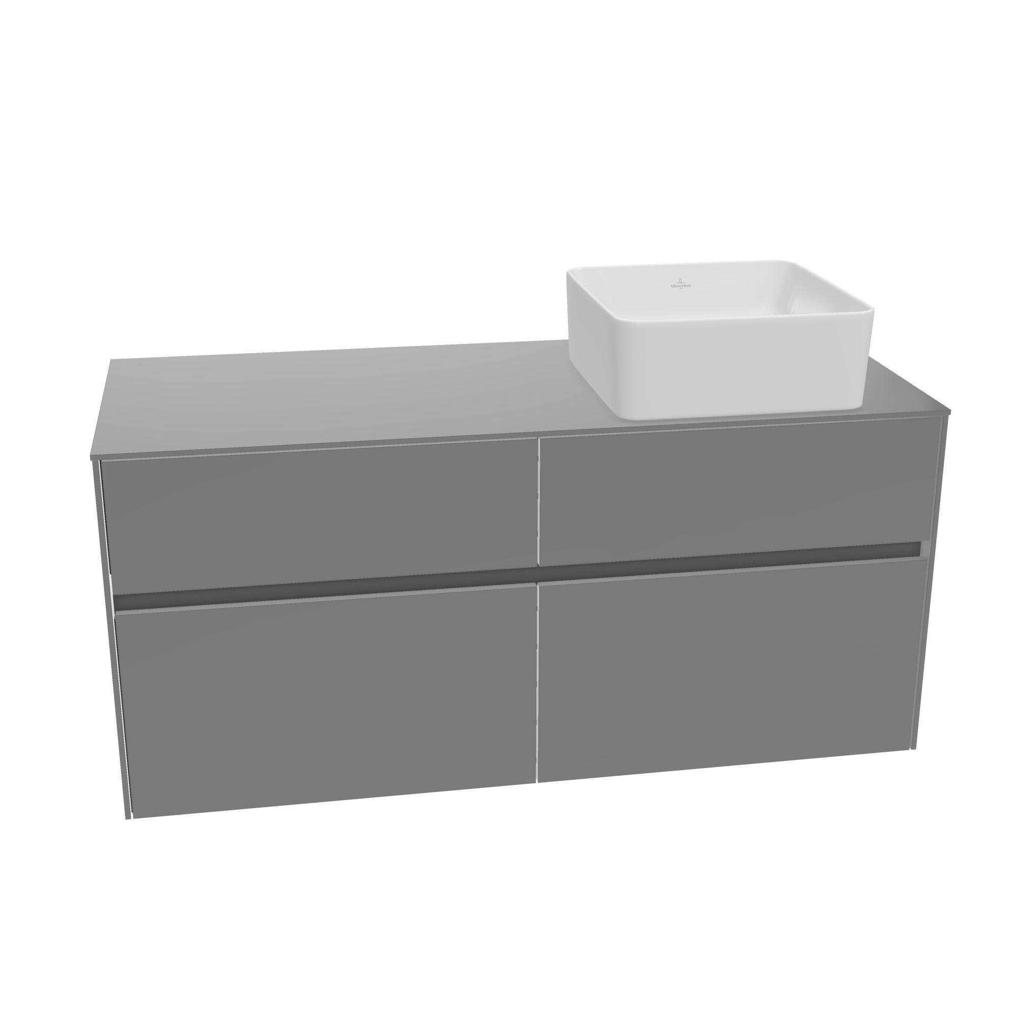 Tvättställsskåp Villeroy & Boch Collaro med 4 Lådor för Fristående Tvättställ | badrum - badrumsmobler - tvattstallsskap-och-kommod | KakelKungen