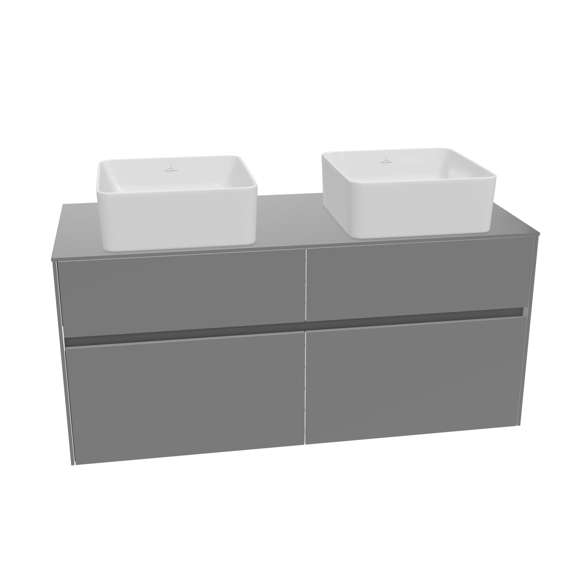 Tvättställsskåp Villeroy & Boch Collaro med 4 Lådor för Fristående Tvättställ | badrum - badrumsmobler - tvattstallsskap-och-kommod | KakelKungen