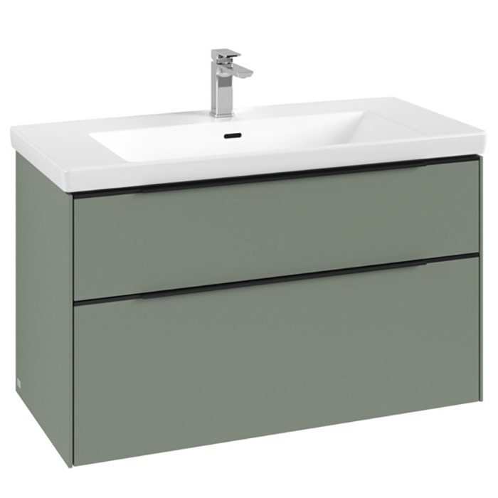 Tvättställsskåp Villeroy & Boch Subway 3.0 med 2 Lådor