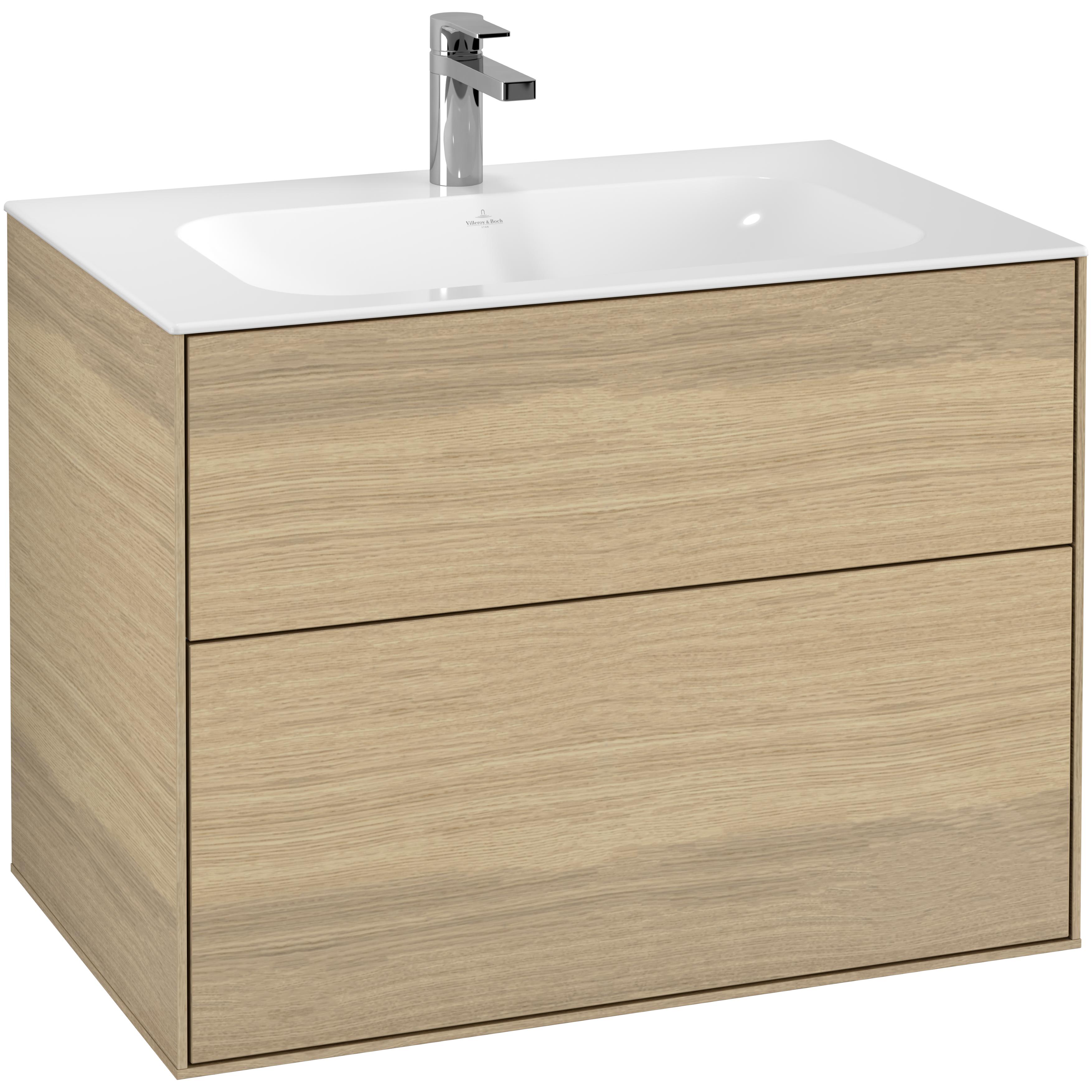 Tvättställsskåp Villeroy & Boch Finion med 2 Lådor för Inbyggt Tvättställ | badrum - badrumsmobler - tvattstallsskap-och-kommod | KakelKungen