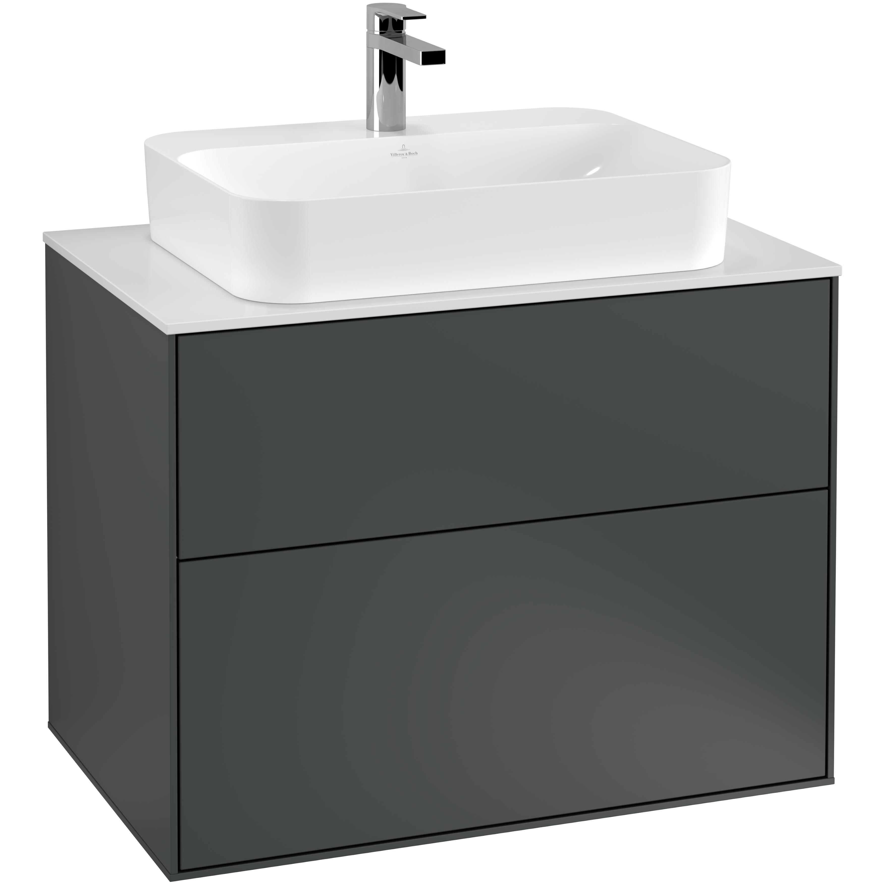 Tvättställsskåp Villeroy & Boch Finion med 2 Lådor och Bänkskiva för Ytmonterat Tvättställ