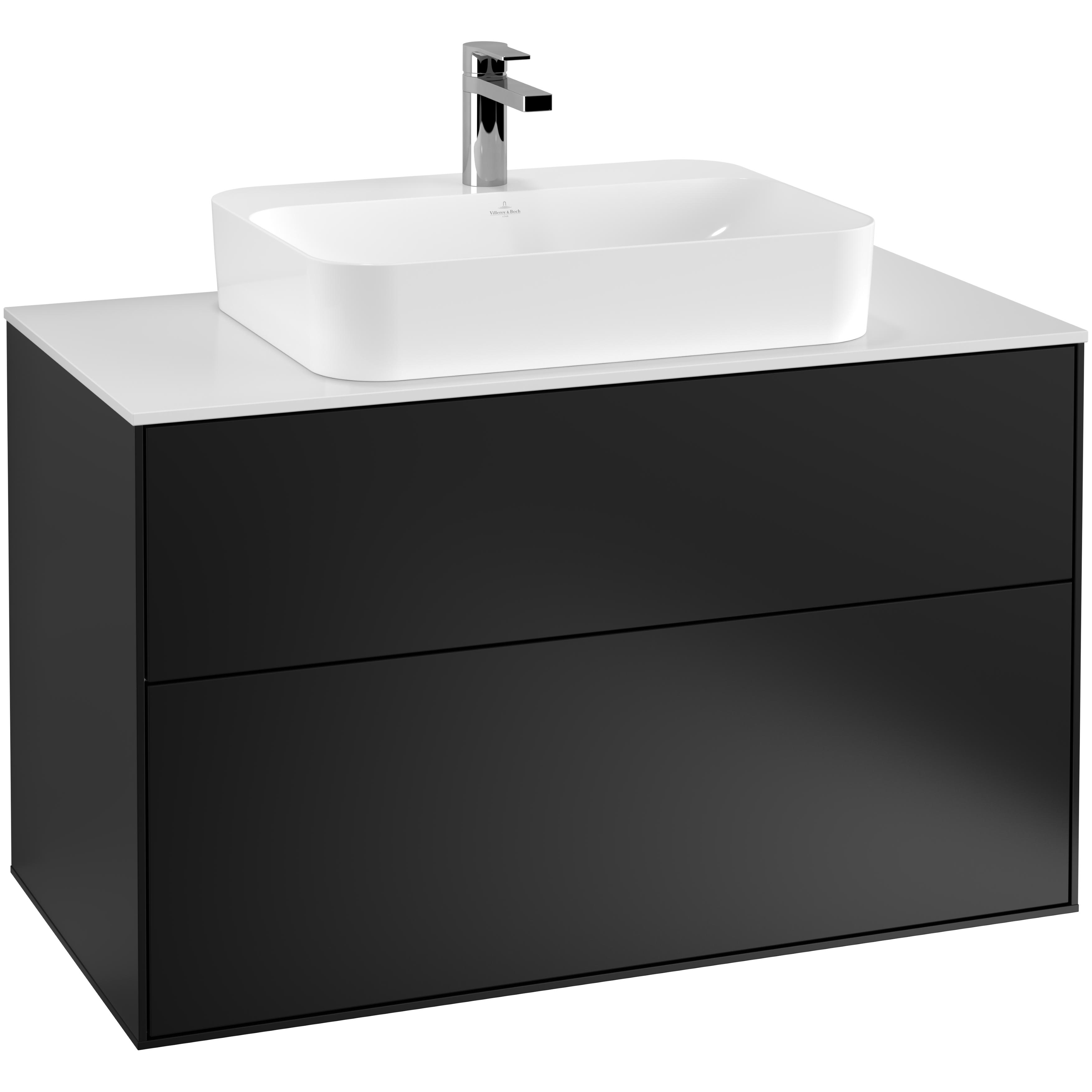 Tvättställsskåp Villeroy & Boch Finion med 2 Lådor och Bänkskiva för Ytmonterat Tvättställ