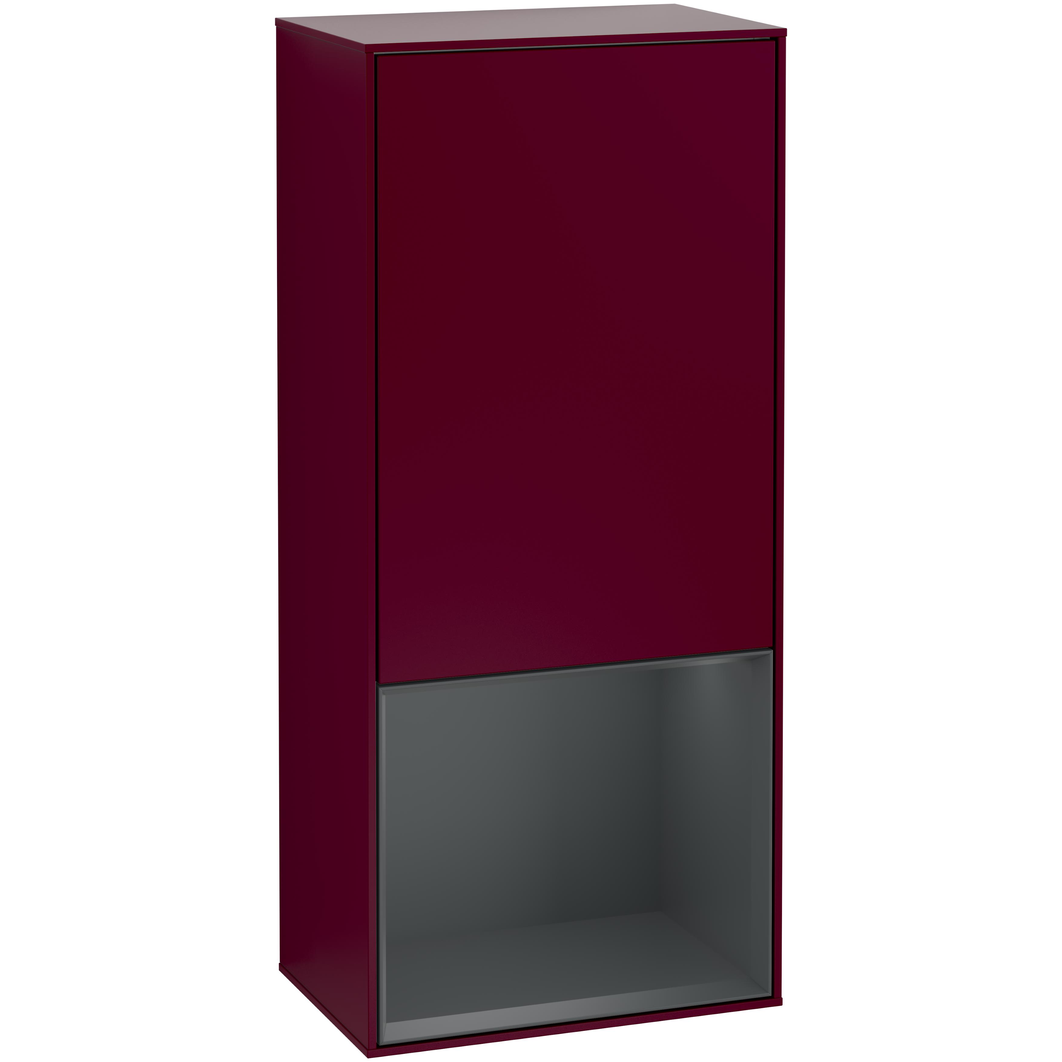 Väggskåp Villeroy & Boch Finion med 1 Dörr och Öppen Hylla Nere 418 mm