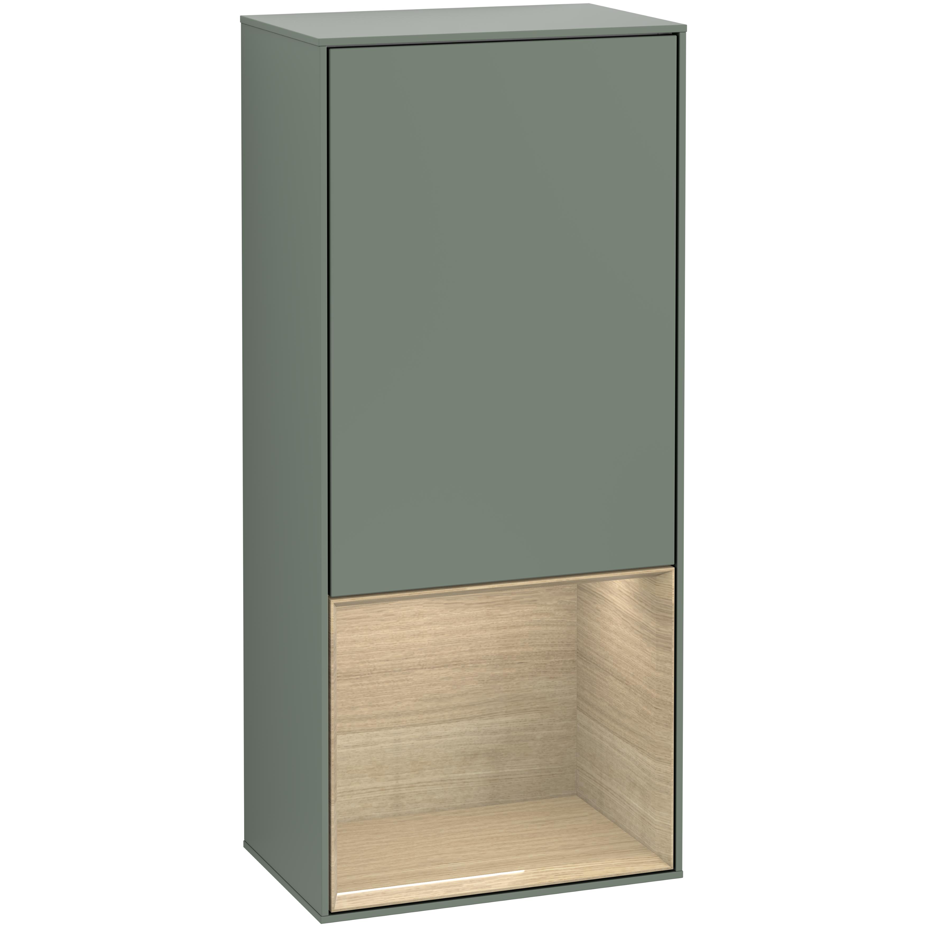 Väggskåp Villeroy & Boch Finion med 1 Dörr och Öppen Hylla Nere 418 mm