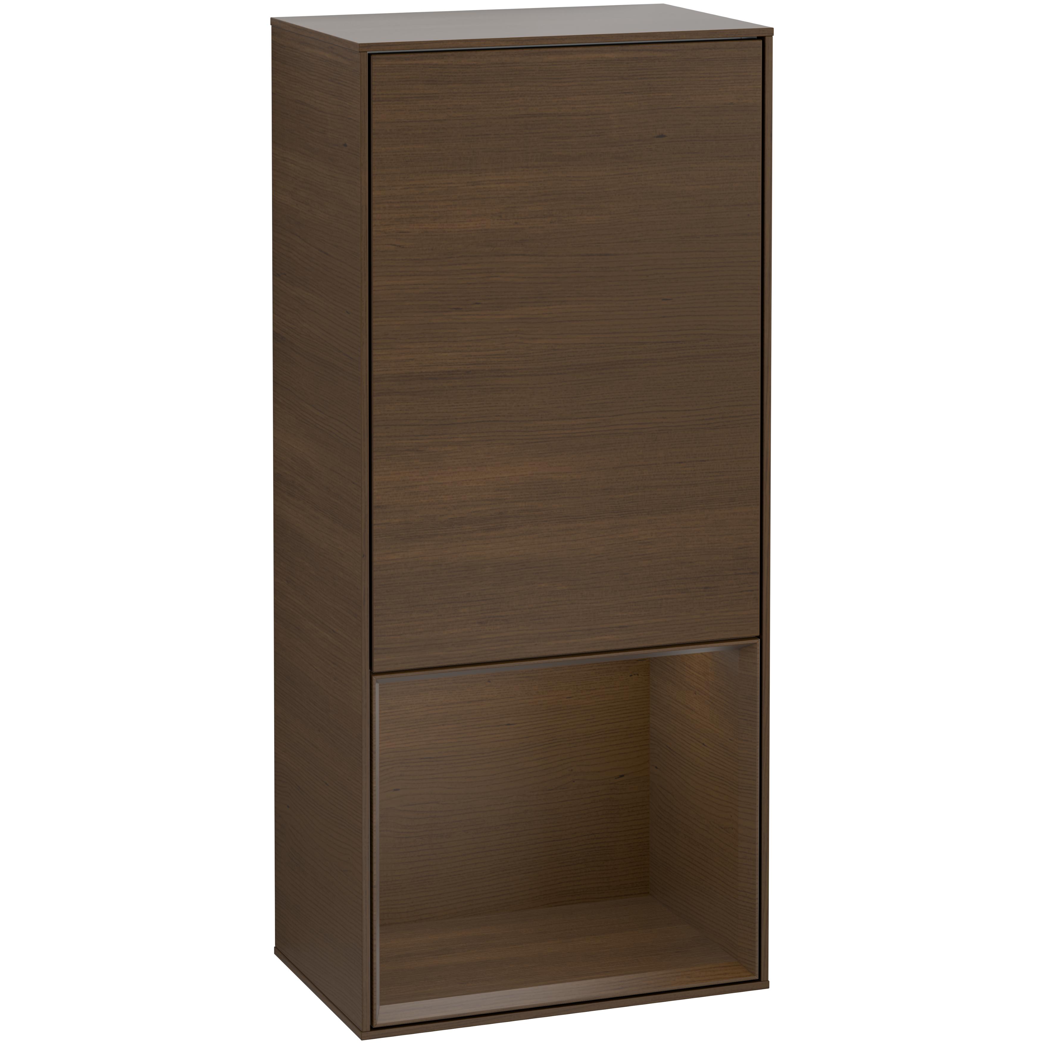 Väggskåp Villeroy & Boch Finion med 1 Dörr och Öppen Hylla Nere 418 mm