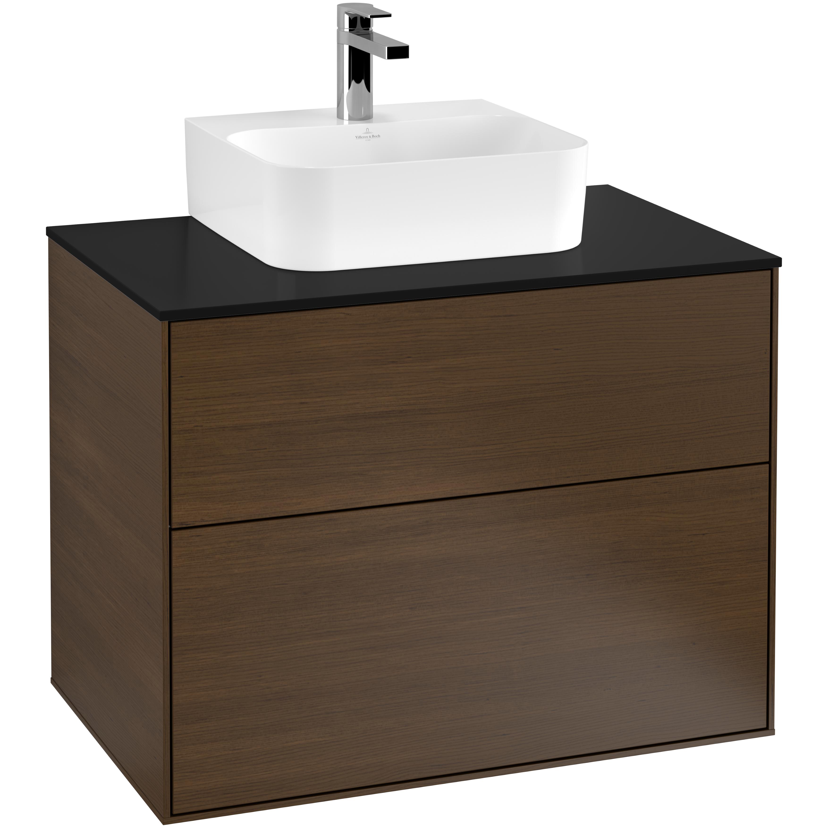 Tvättställsskåp Villeroy & Boch Finion med 2 Lådor och Bänkskiva för Kompakt Tvättställ | badrum - badrumsmobler - tvattstallsskap-och-kommod | KakelKungen