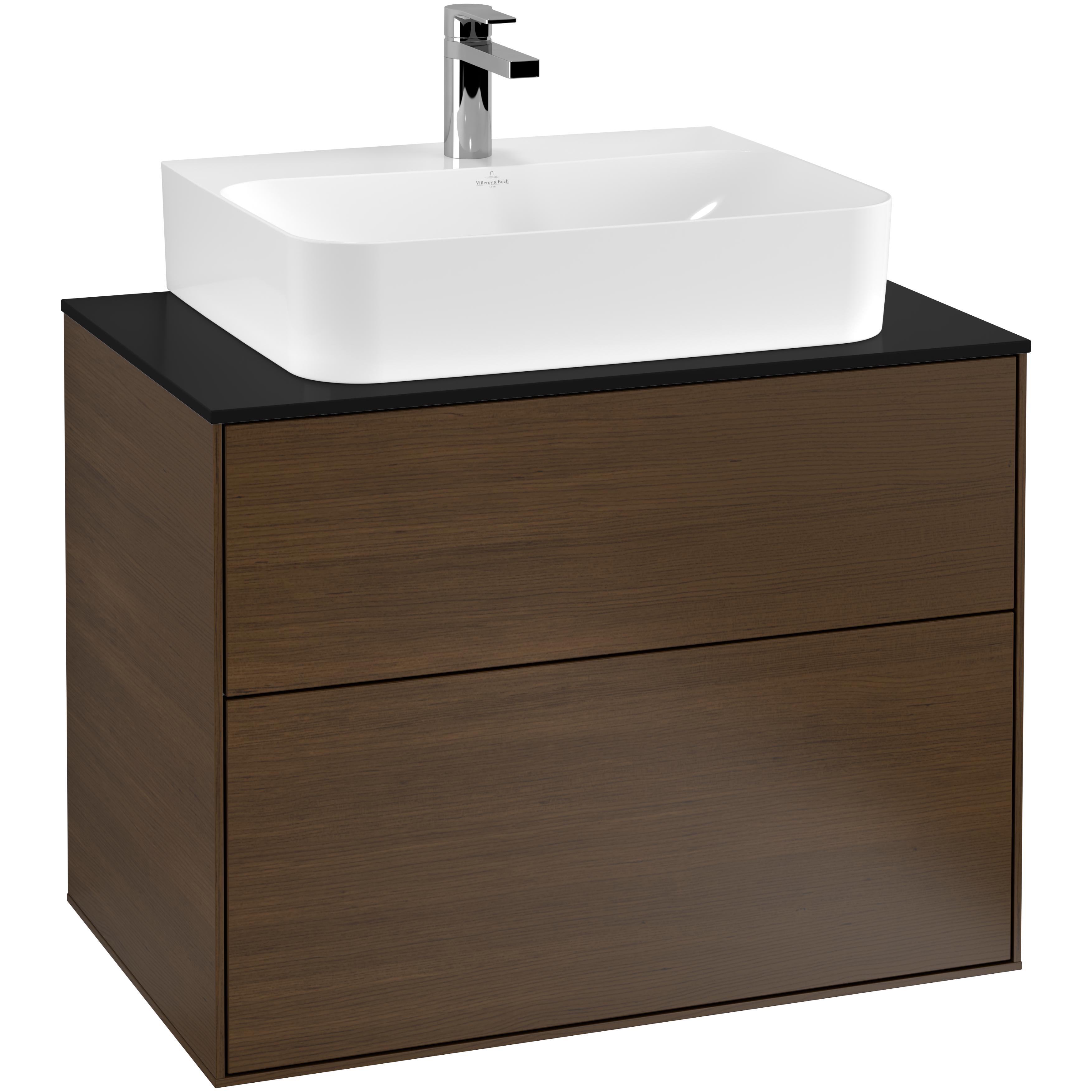 Tvättställsskåp Villeroy & Boch Finion med 2 Lådor och Bänkskiva för Centrerat Tvättställ | badrum - badrumsmobler - tvattstallsskap-och-kommod | KakelKungen