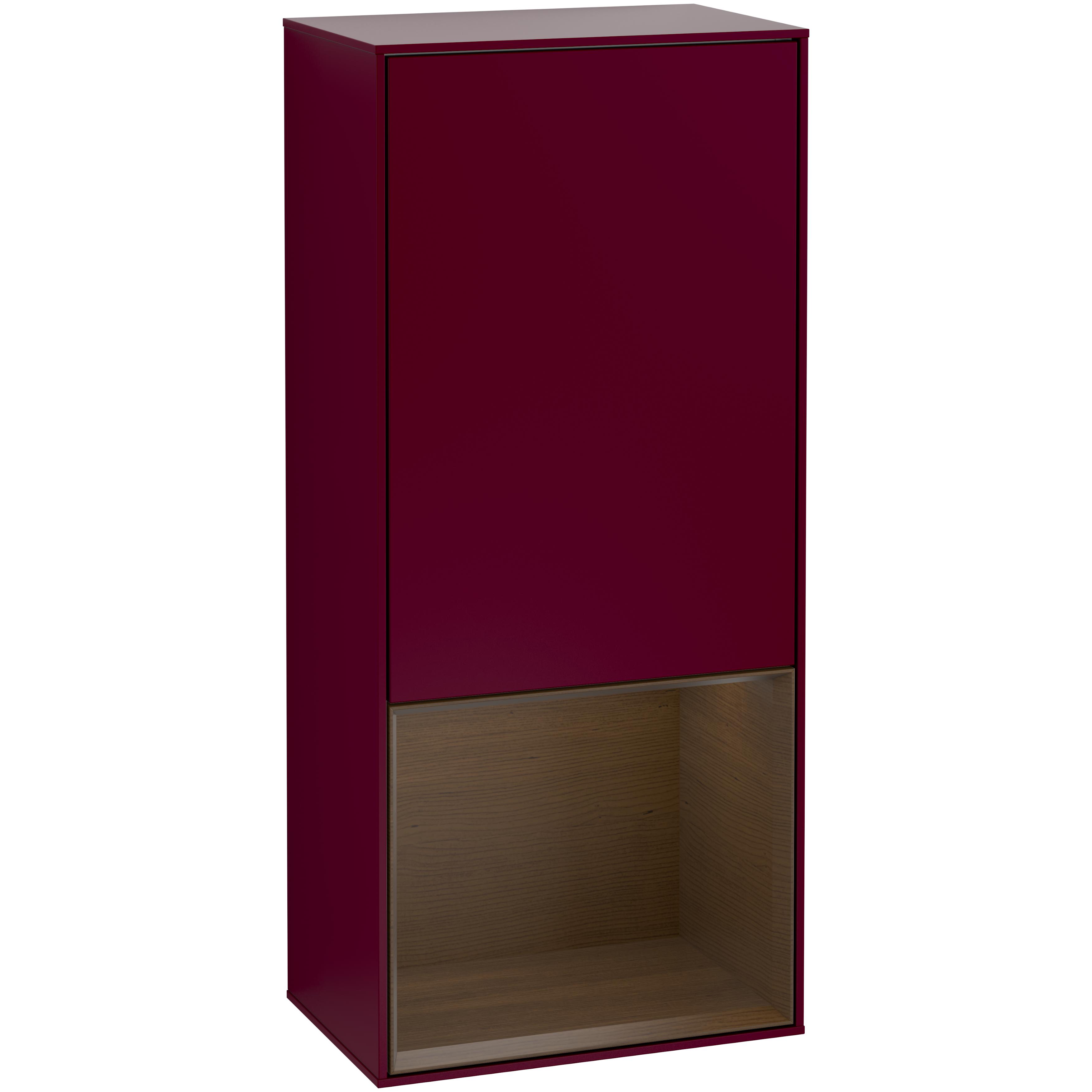 Väggskåp Villeroy & Boch Finion med 1 Dörr och Öppen Hylla Nere 418 mm