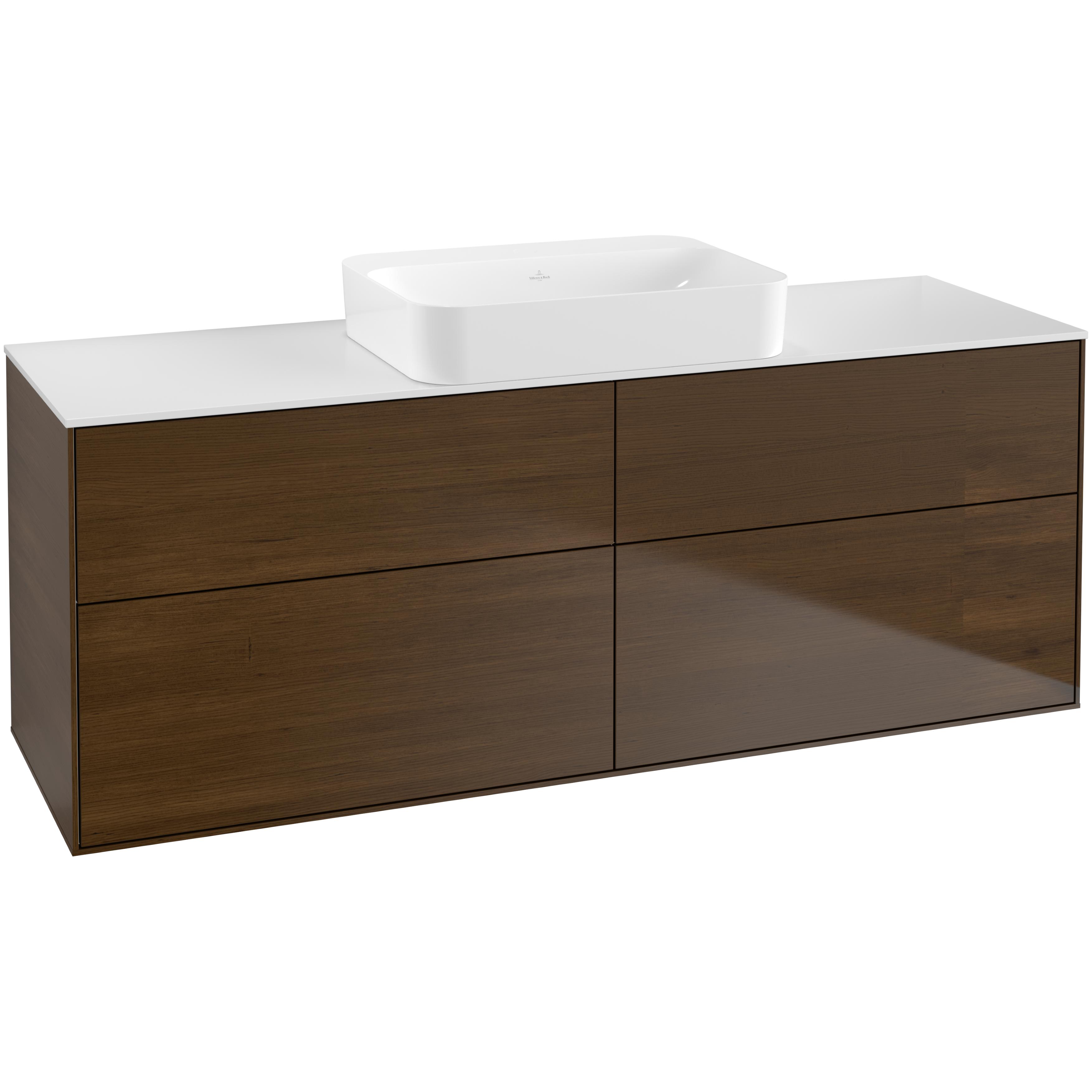 Tvättställsskåp Villeroy & Boch Finion med 4 Lådor och Bänkskiva för Fristående Tvättställ