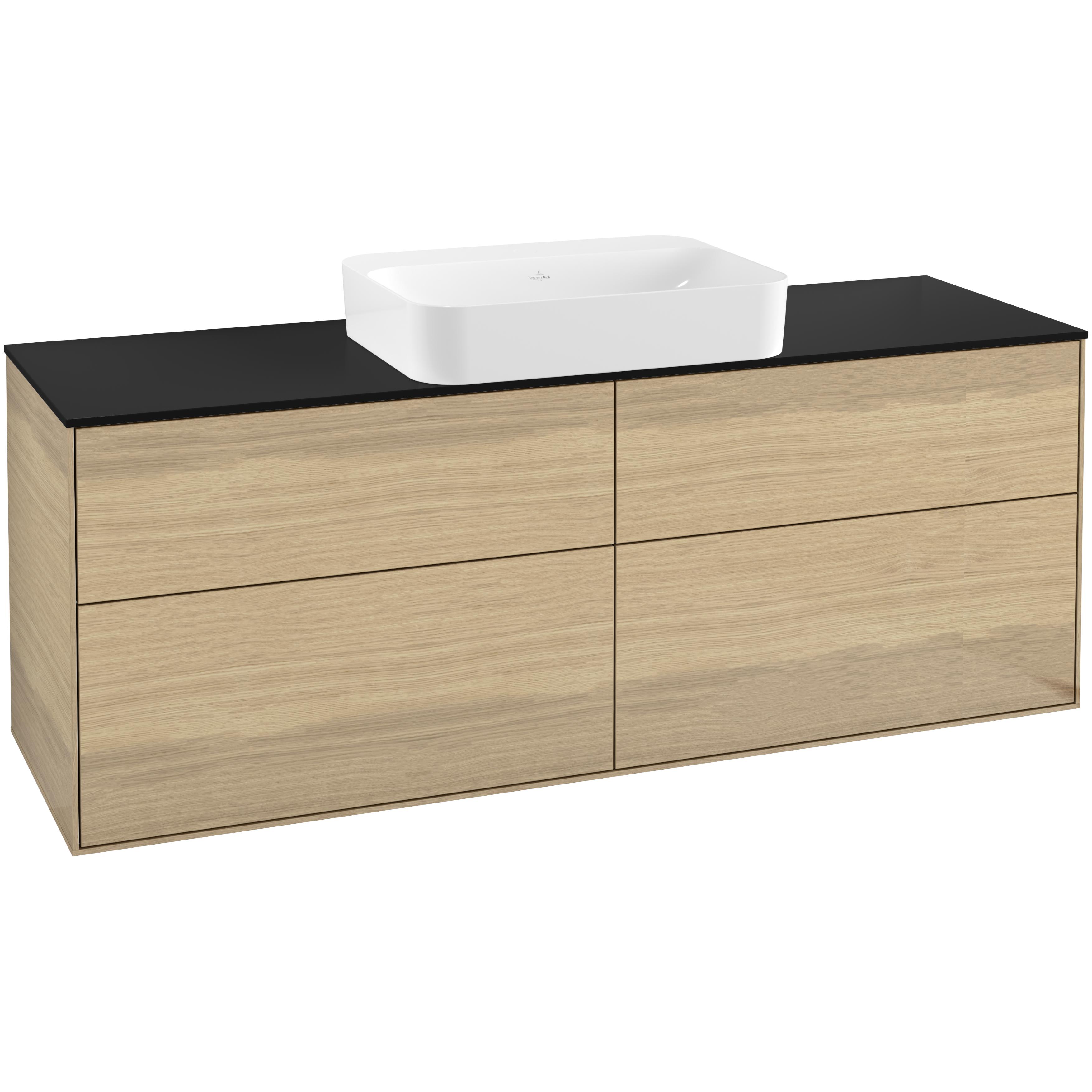 Tvättställsskåp Villeroy & Boch Finion med 4 Lådor och Bänkskiva för Fristående Tvättställ | badrum - badrumsmobler - tvattstallsskap-och-kommod | KakelKungen