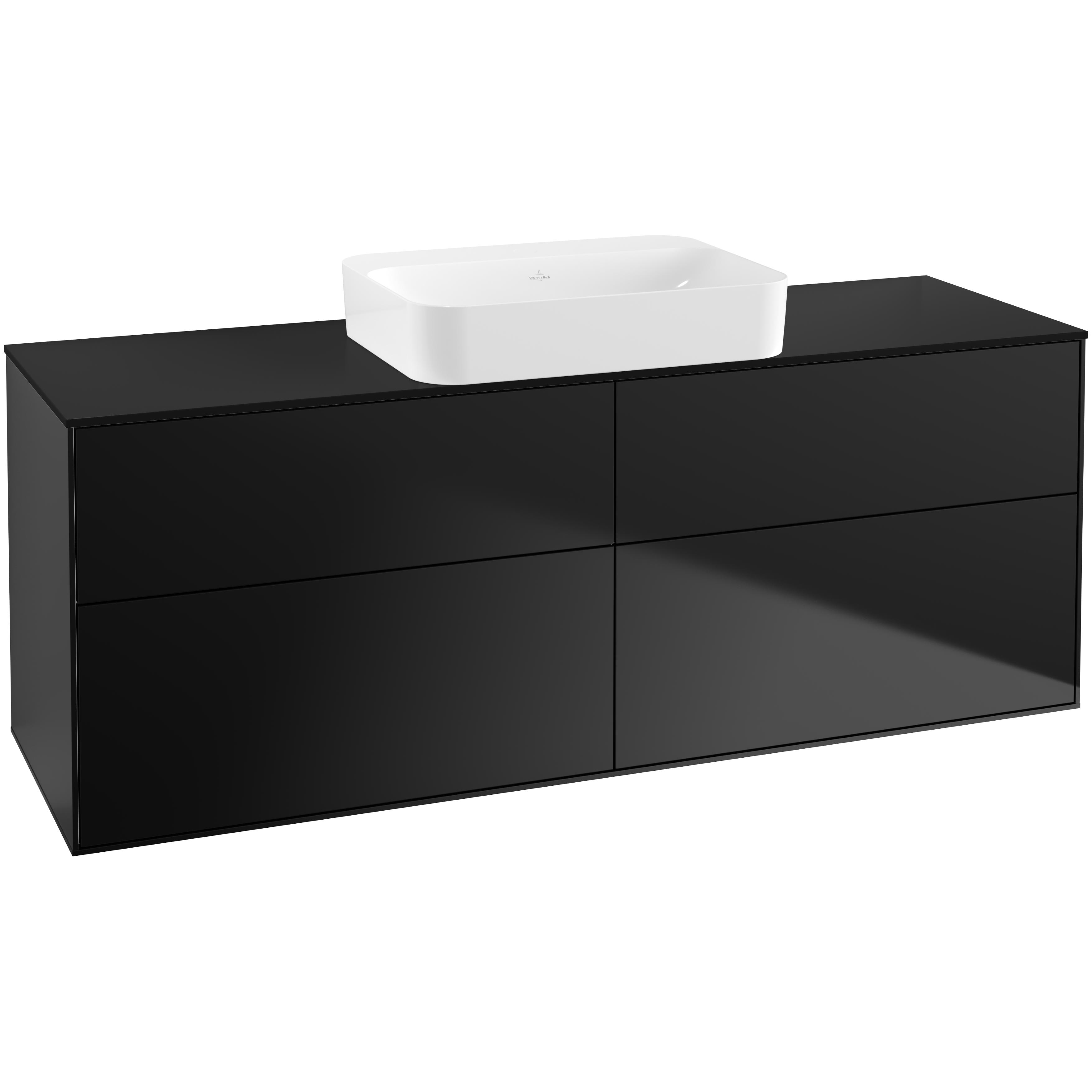 Tvättställsskåp Villeroy & Boch Finion med 4 Lådor och Bänkskiva för Fristående Tvättställ | badrum - badrumsmobler - tvattstallsskap-och-kommod | KakelKungen