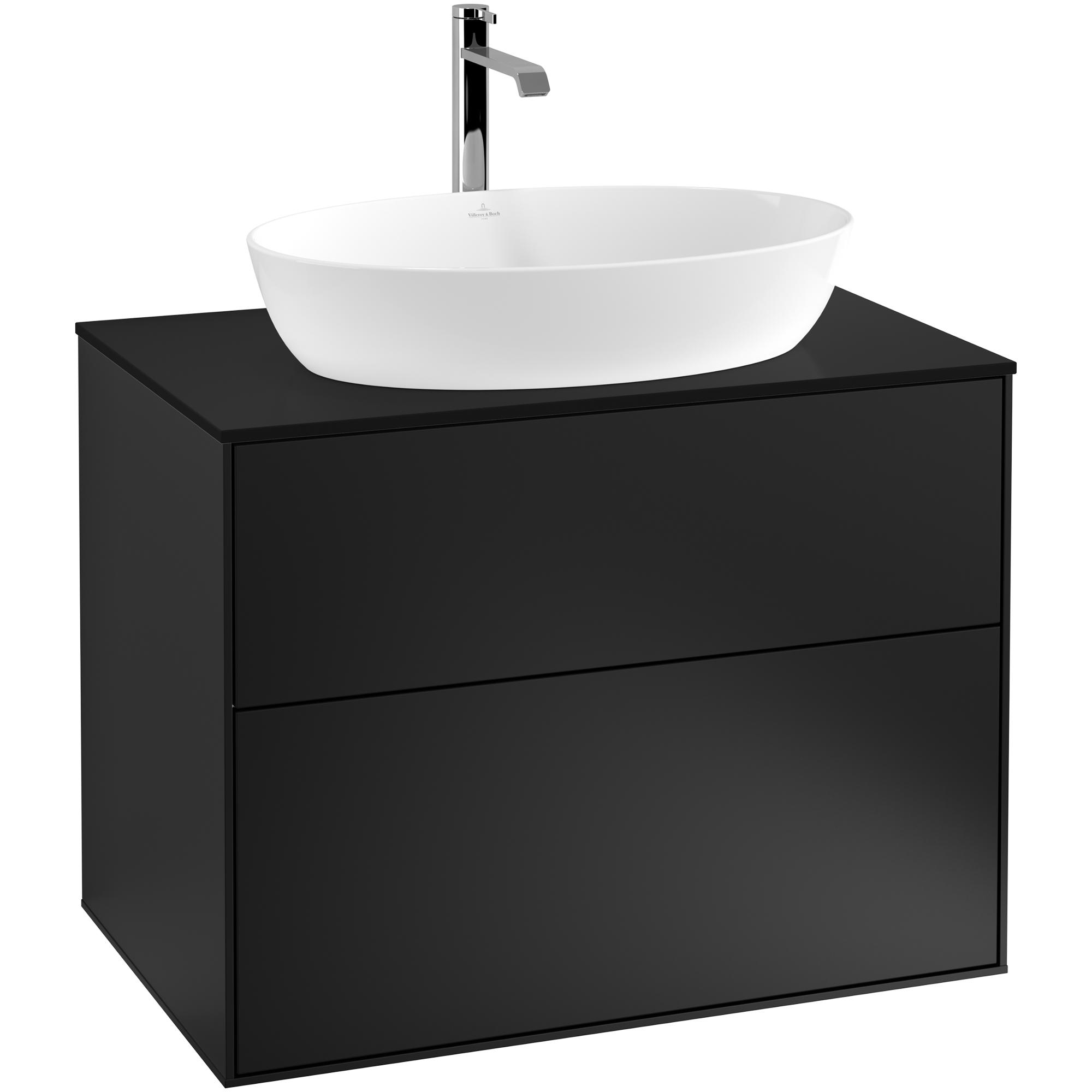 Tvättställsskåp Villeroy & Boch Finion med 2 Lådor och Bänkskiva för Fristående Tvättställ från Artis & Collaro | badrum - badrumsmobler - tvattstallsskap-och-kommod | KakelKungen