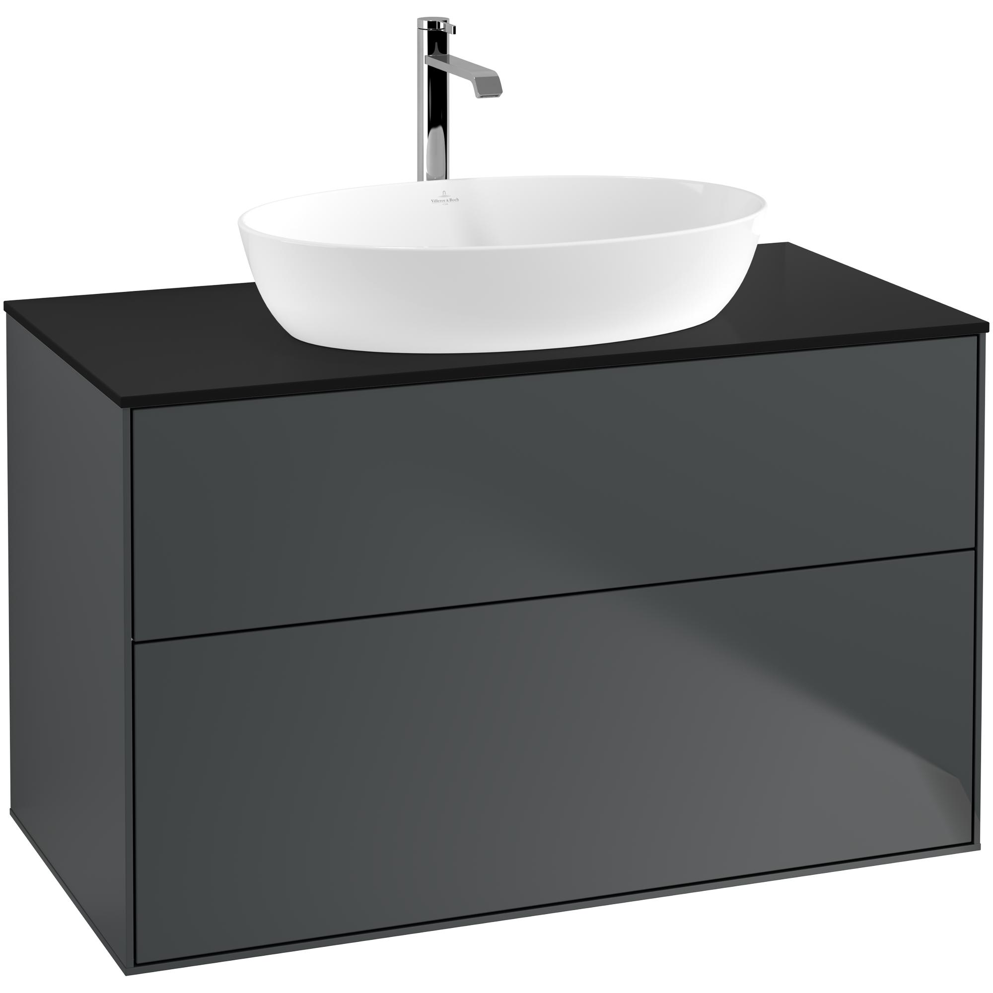 Tvättställsskåp Villeroy & Boch Finion med 2 Lådor och Bänkskiva för Fristående Tvättställ från Artis & Collaro | badrum - badrumsmobler - tvattstallsskap-och-kommod | KakelKungen