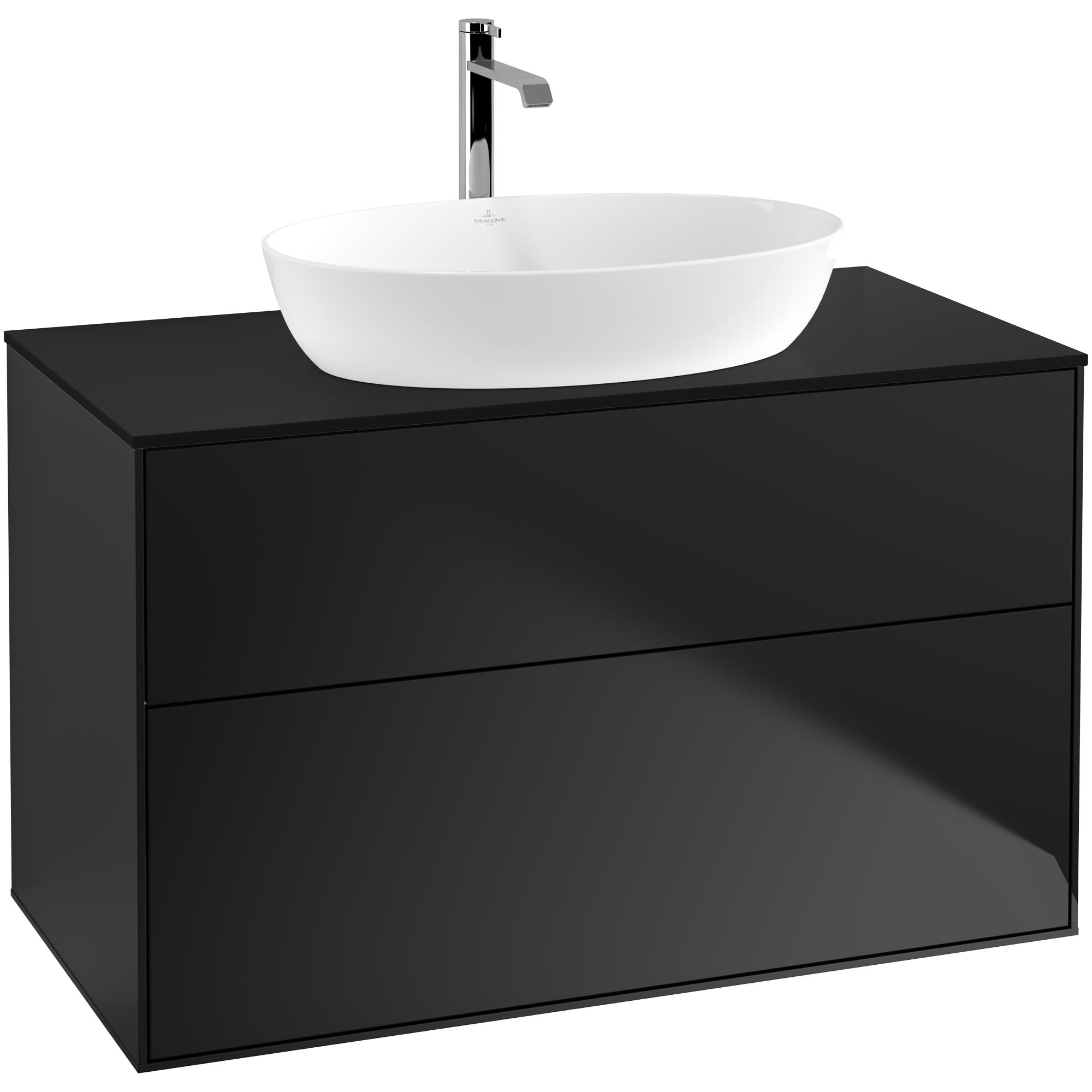 Tvättställsskåp Villeroy & Boch Finion med 2 Lådor och Bänkskiva för Fristående Tvättställ från Artis & Collaro | badrum - badrumsmobler - tvattstallsskap-och-kommod | KakelKungen