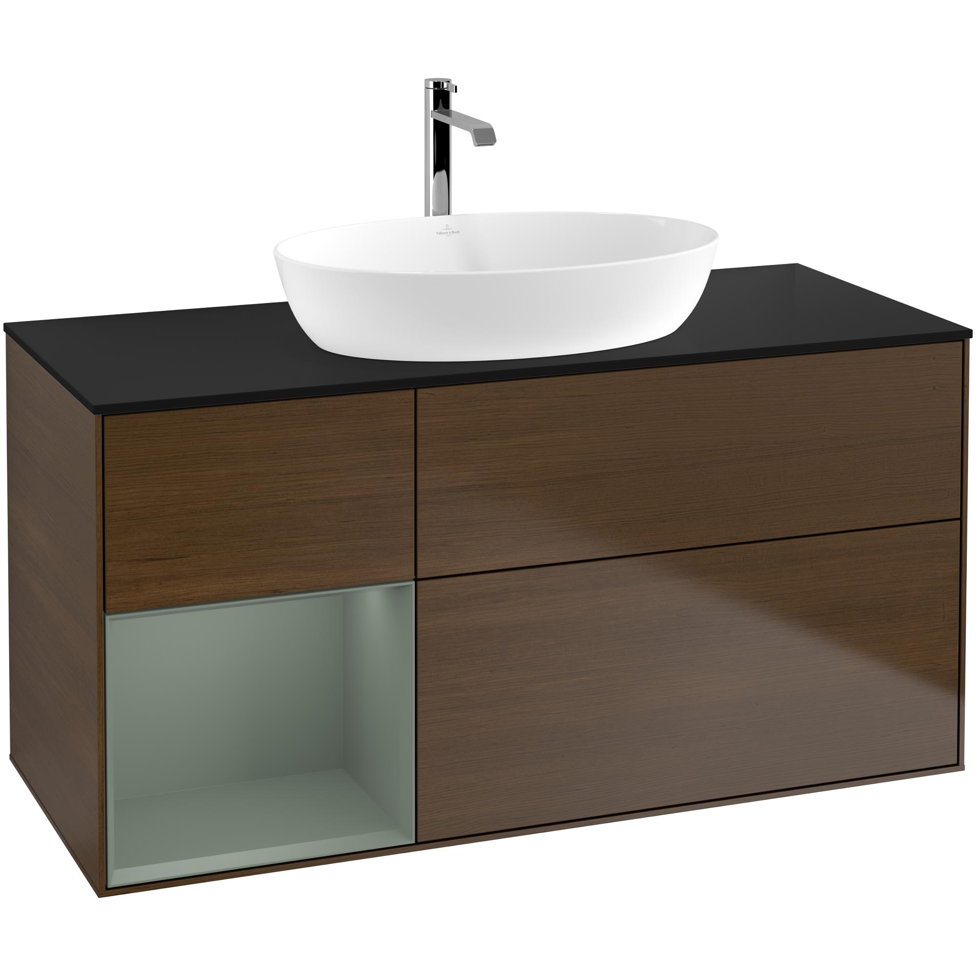 Tvättställsskåp Villeroy & Boch Finion med 3 Lådor Hylla och Bänkskiva för Fristående Tvättställ från Artis & Collaro | badrum - badrumsmobler - tvattstallsskap-och-kommod | KakelKungen