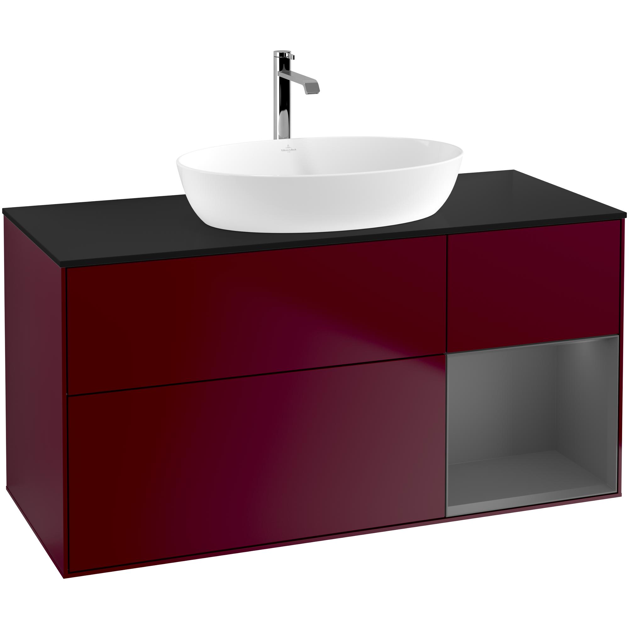 Tvättställsskåp Villeroy & Boch Finion med 3 Lådor Hylla och Bänkskiva för Fristående Tvättställ från Artis & Collaro | badrum - badrumsmobler - tvattstallsskap-och-kommod | KakelKungen