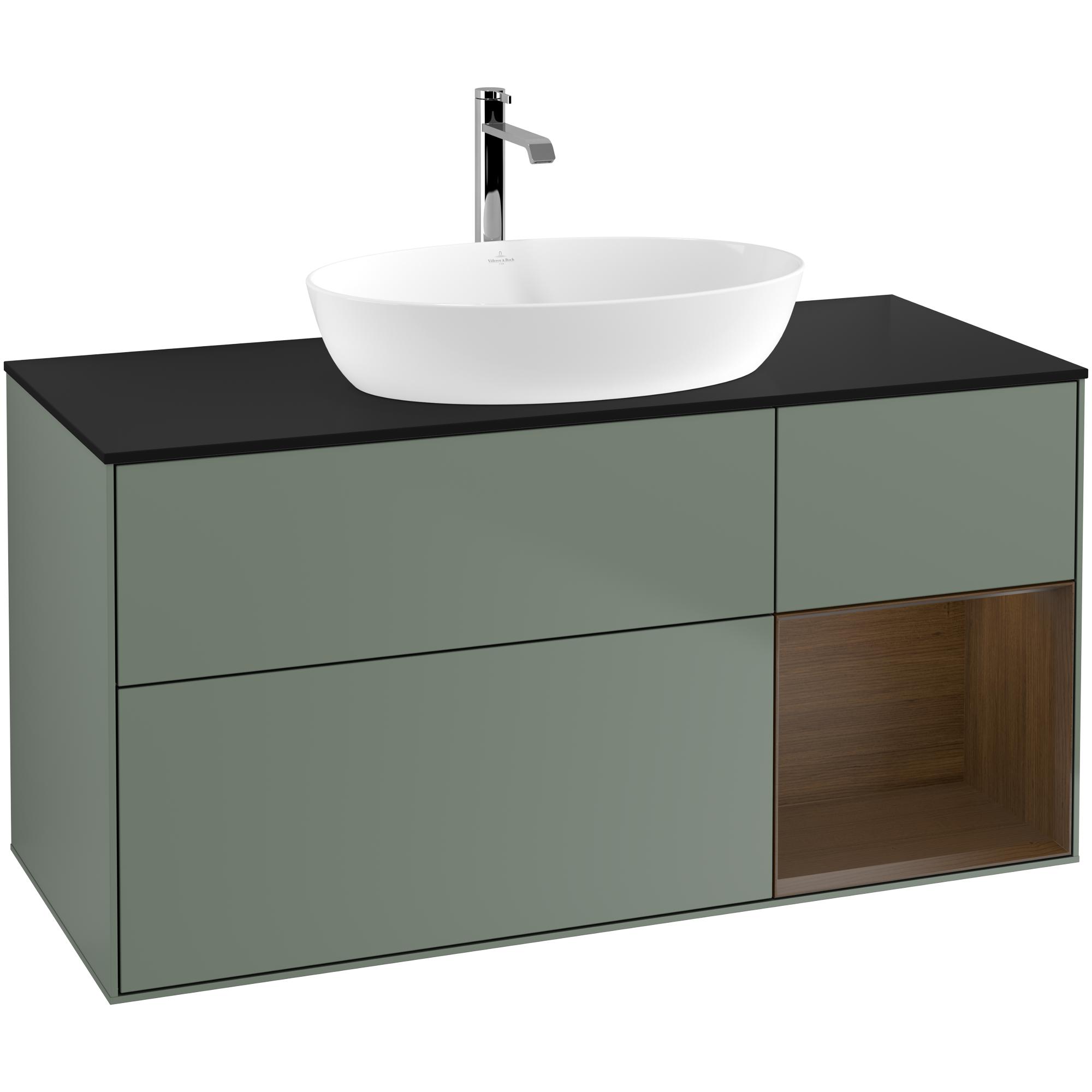 Tvättställsskåp Villeroy & Boch Finion med 3 Lådor Hylla och Bänkskiva för Fristående Tvättställ från Artis & Collaro | badrum - badrumsmobler - tvattstallsskap-och-kommod | KakelKungen