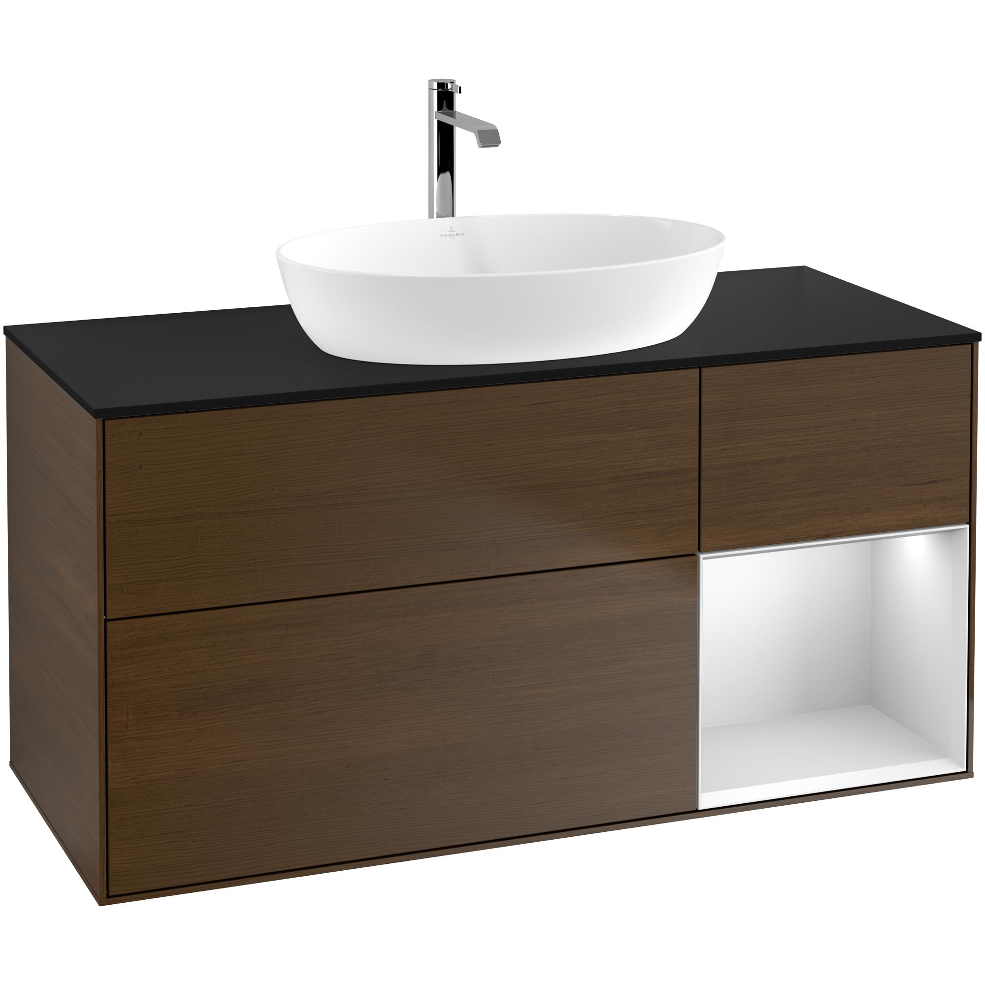 Tvättställsskåp Villeroy & Boch Finion med 3 Lådor Hylla och Bänkskiva för Fristående Tvättställ från Artis & Collaro