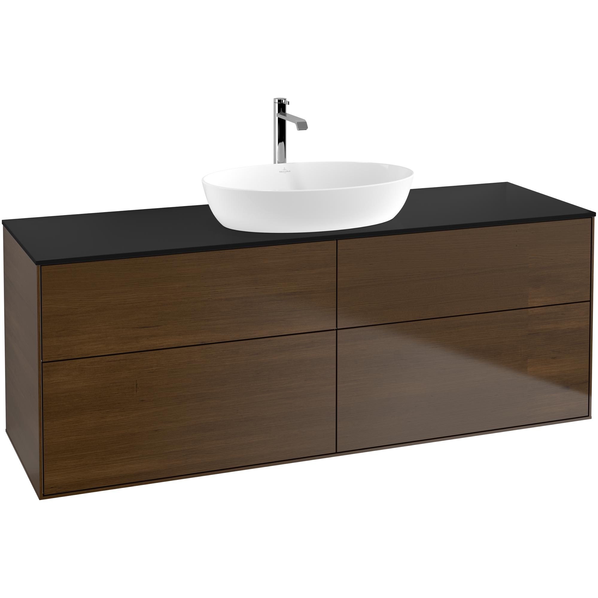 Tvättställsskåp Villeroy & Boch Finion med 4 Lådor och Bänkskiva för Fristående Tvättställ från Artis & Collaro | badrum - badrumsmobler - tvattstallsskap-och-kommod | KakelKungen