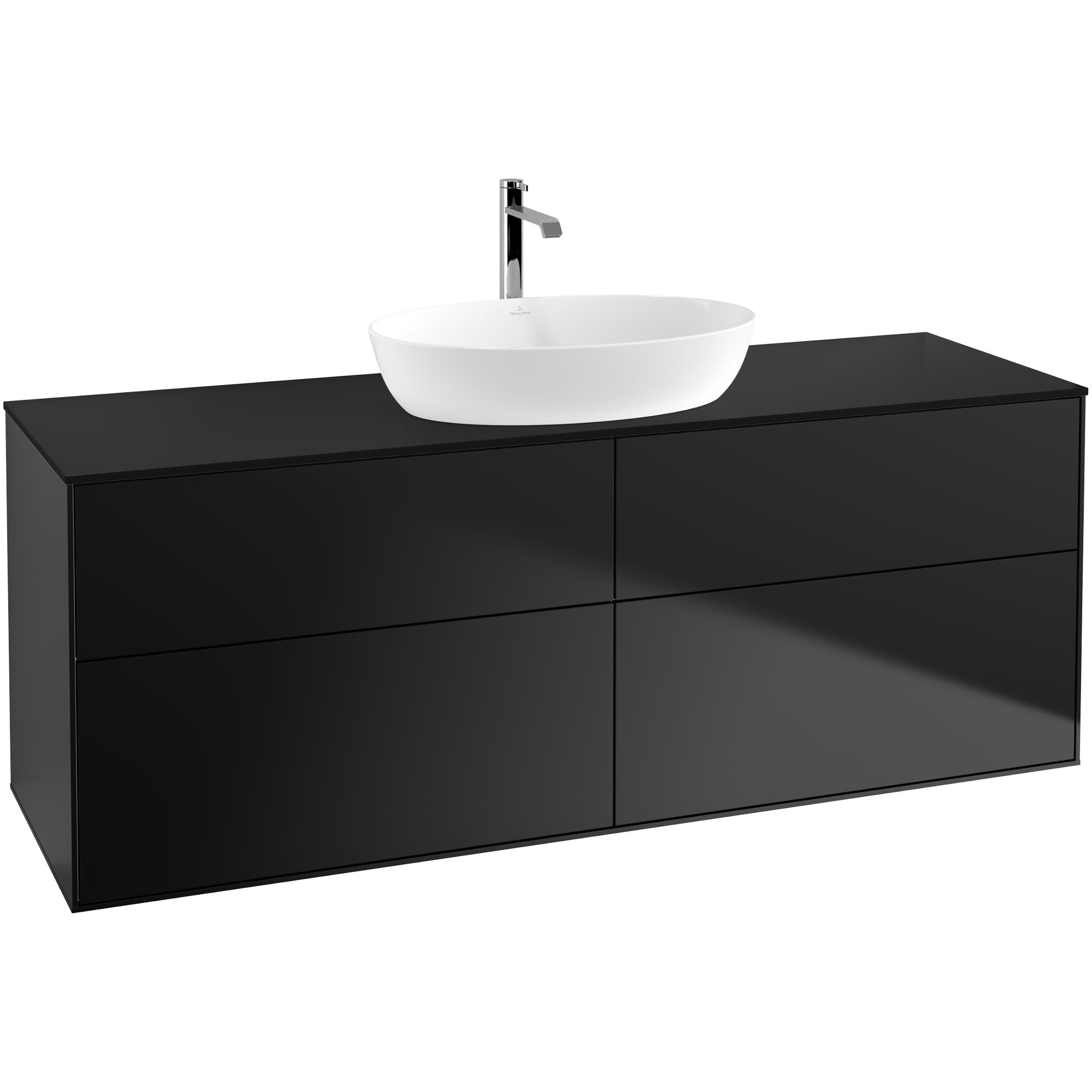 Tvättställsskåp Villeroy & Boch Finion med 4 Lådor och Bänkskiva för Fristående Tvättställ från Artis & Collaro | badrum - badrumsmobler - tvattstallsskap-och-kommod | KakelKungen