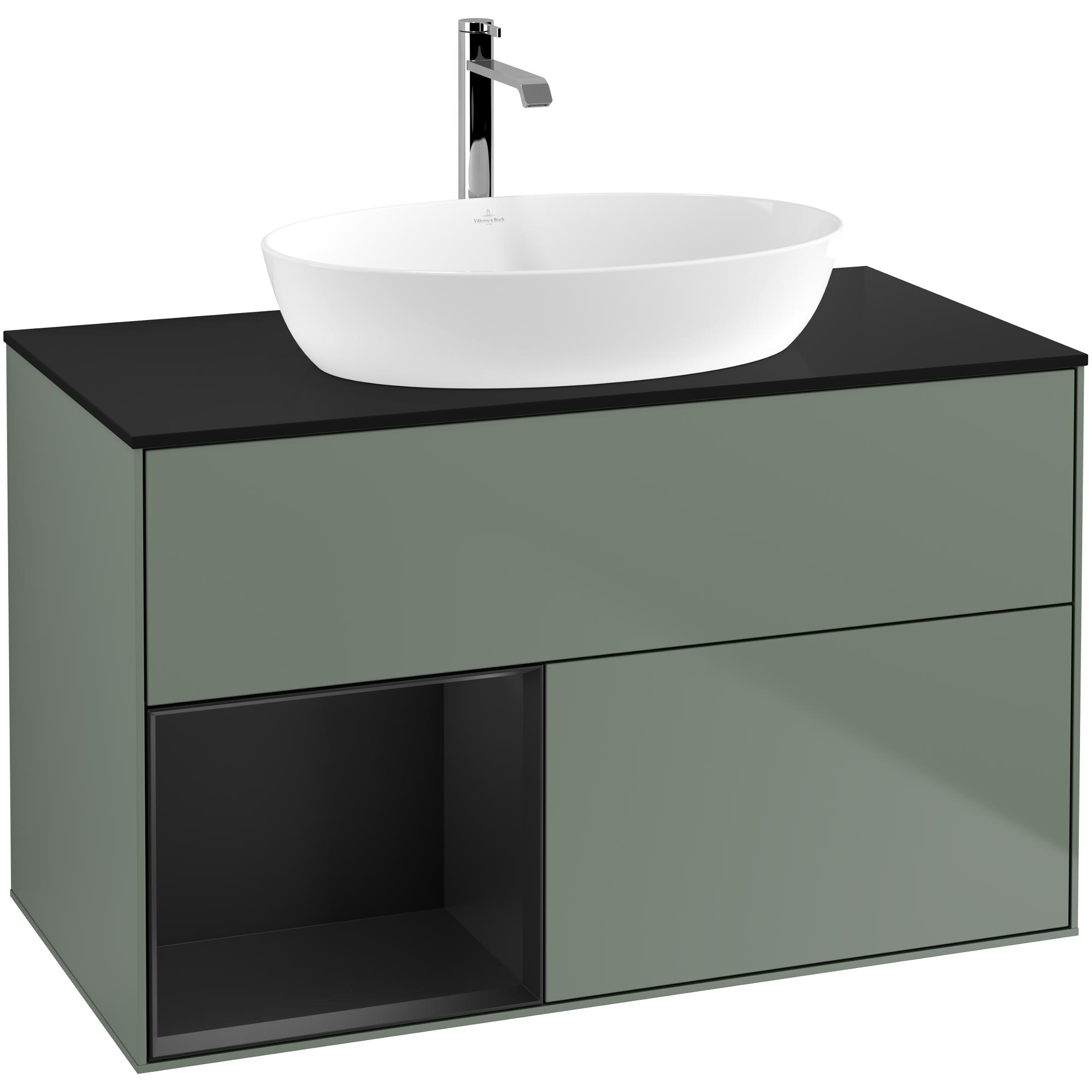 Tvättställsskåp Villeroy & Boch Finion med 2 Lådor Hylla och Bänkskiva för Fristående Tvättställ från Artis & Collaro