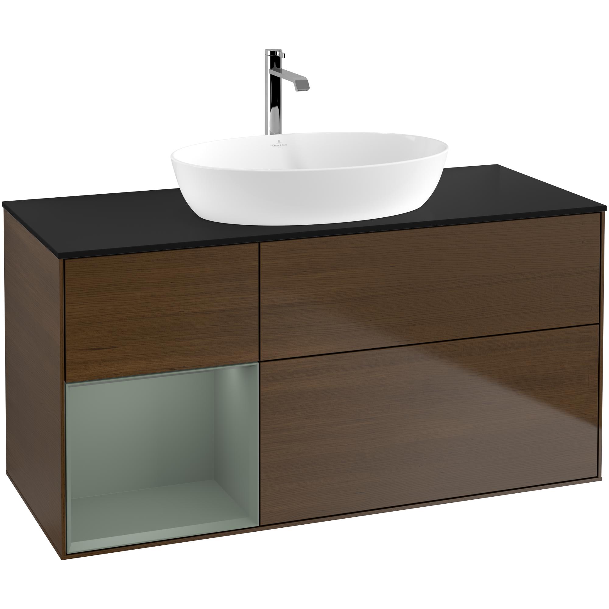 Tvättställsskåp Villeroy & Boch Finion med 3 Lådor Hylla och Bänkskiva för Fristående Tvättställ från Artis & Collaro | badrum - badrumsmobler - tvattstallsskap-och-kommod | KakelKungen