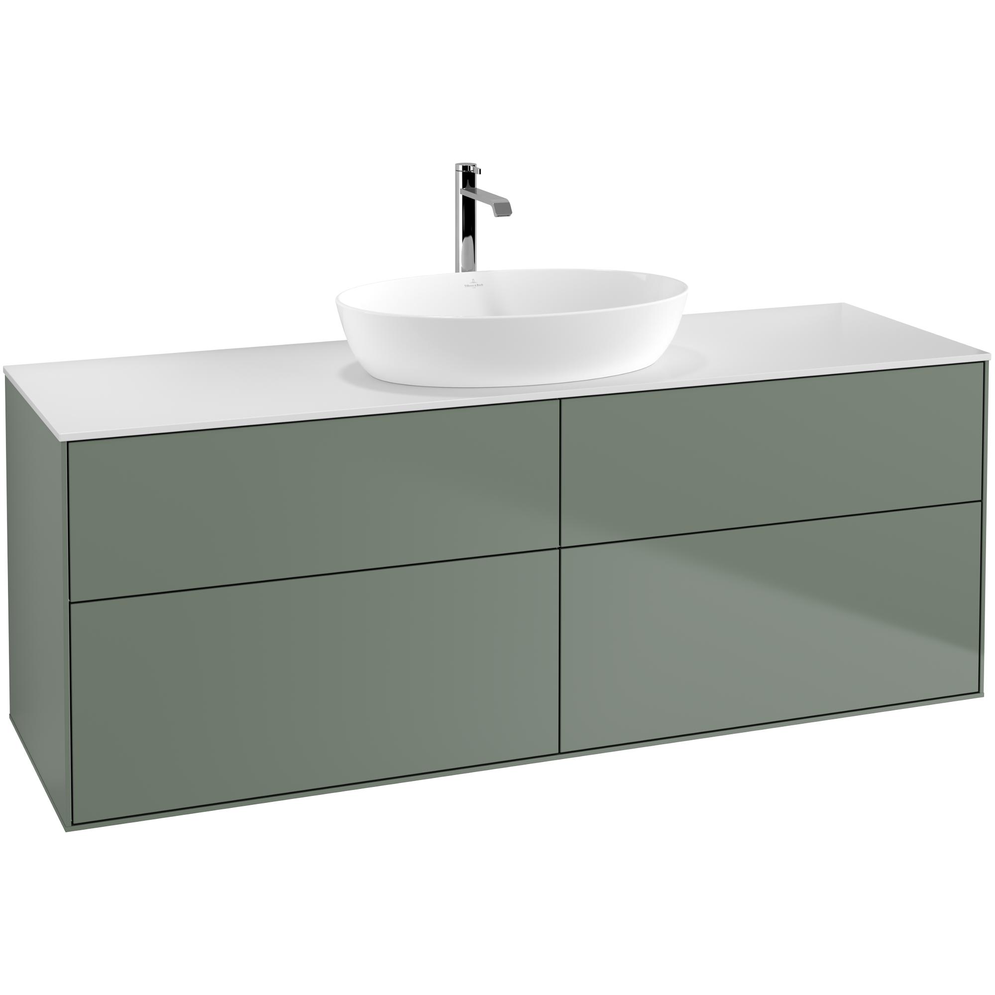 Tvättställsskåp Villeroy & Boch Finion med 4 Lådor och Bänkskiva för Fristående Tvättställ från Artis & Collaro | badrum - badrumsmobler - tvattstallsskap-och-kommod | KakelKungen