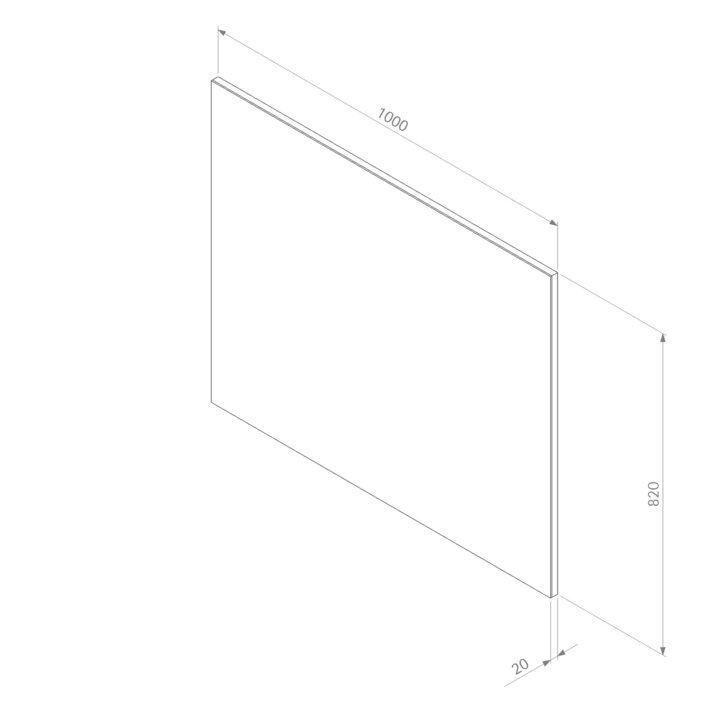 Spegel Ballingslöv Rektangulär