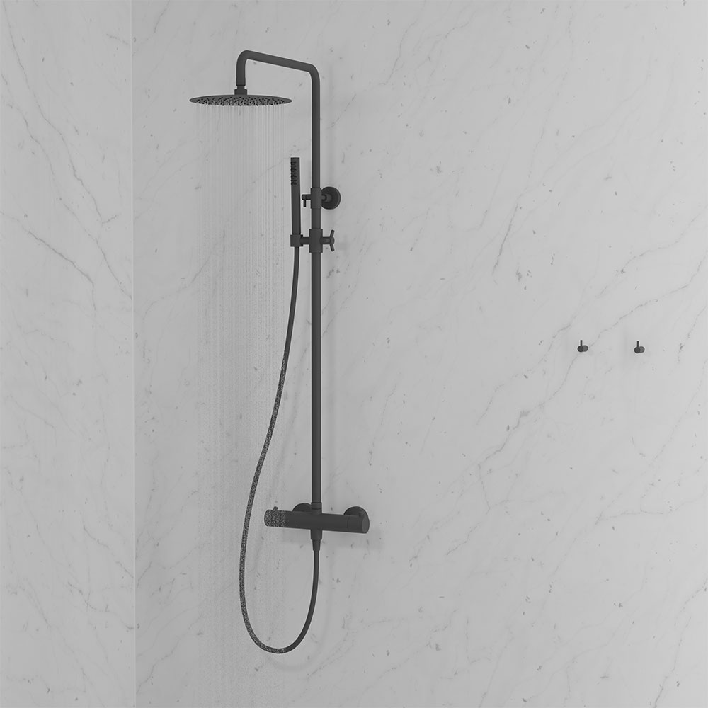 Takduschset Scandtap Steel Pleasure 2