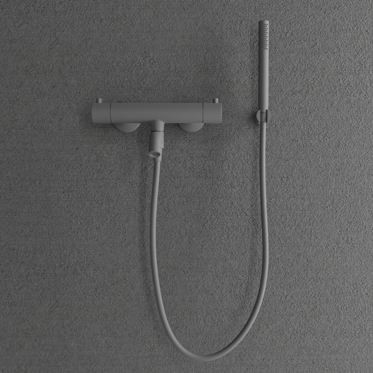 Badekarbatteri Scandtap Steel Pleasure 4 med Hånddusj