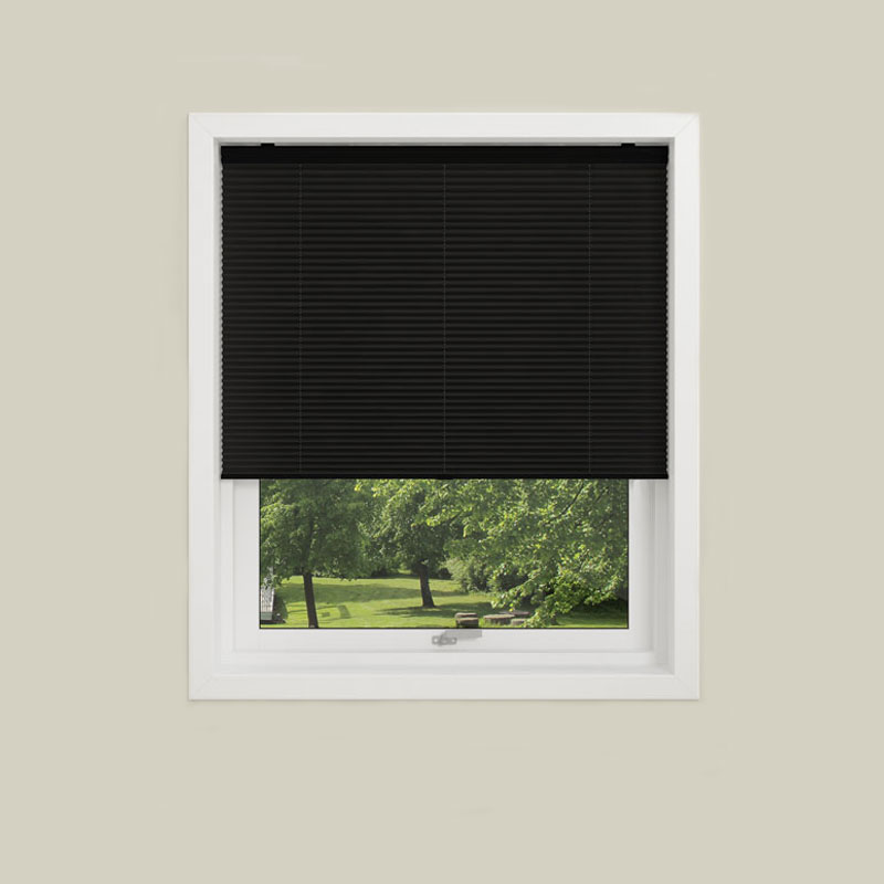 Plisségardin Debel Touch Sort 60x160 cm