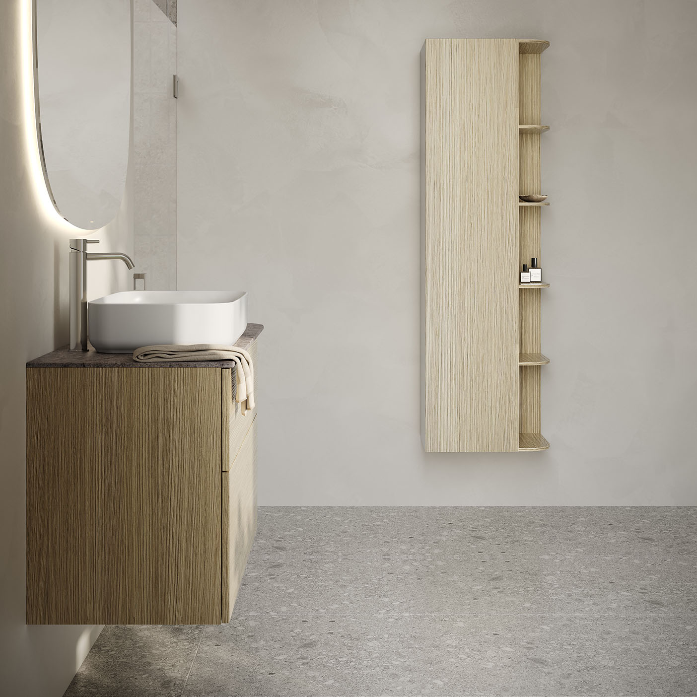 Bänkskiva Svedbergs Poem Soft Kalk